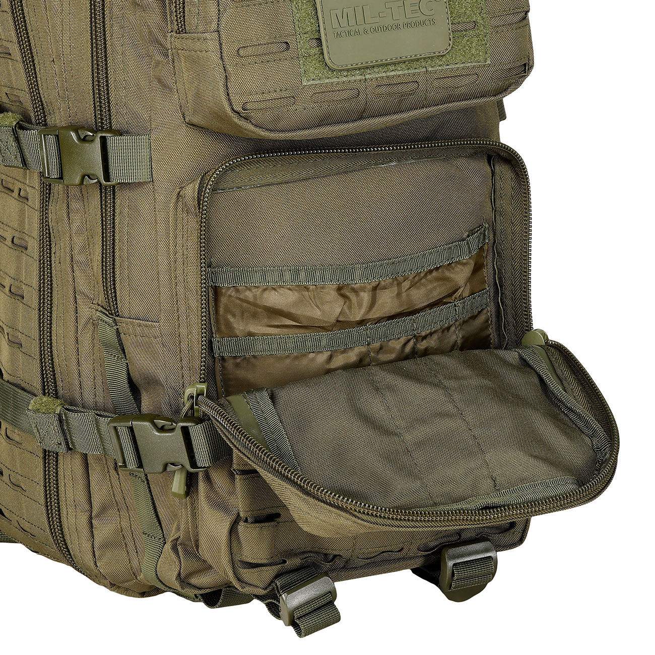 Mil-Tec Rucksack Assault Pack Laser Cut large 36L oliv Bild 10