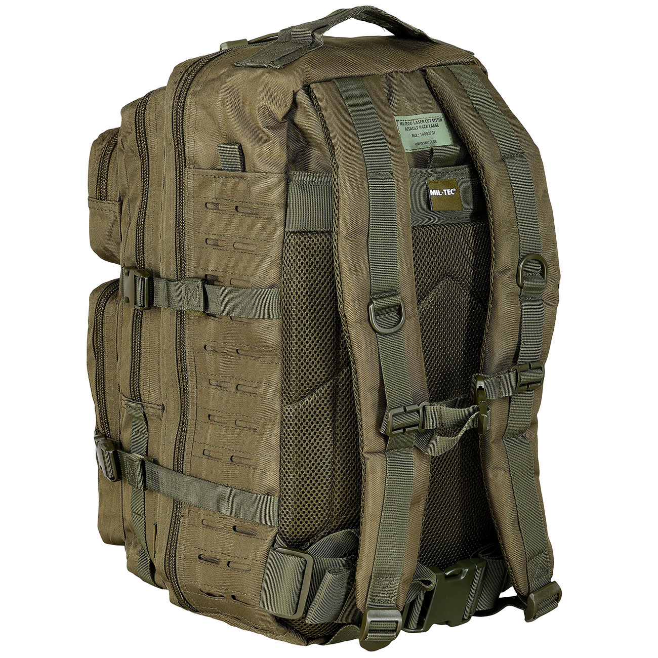Mil-Tec Rucksack Assault Pack Laser Cut large 36L oliv Bild 3