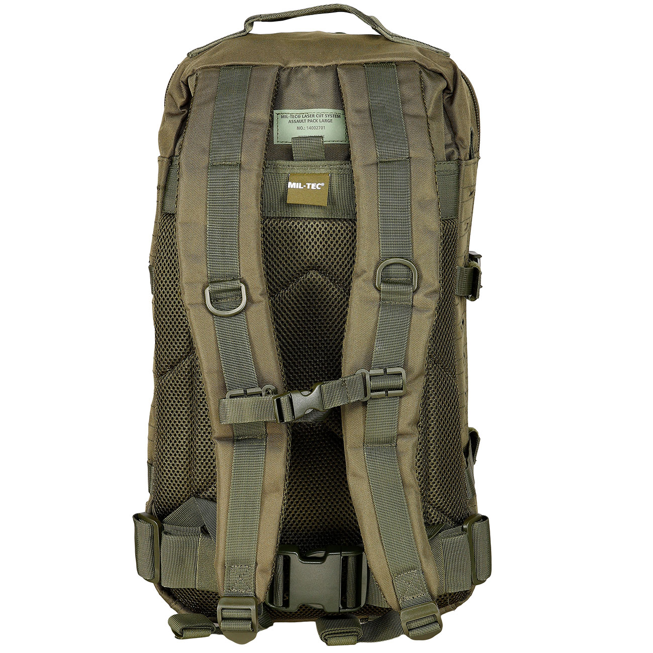 Mil-Tec Rucksack Assault Pack Laser Cut large 36L oliv Bild 7
