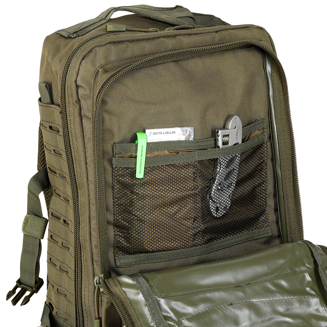Mil-Tec Rucksack Assault Pack Laser Cut large 36L oliv Bild 9