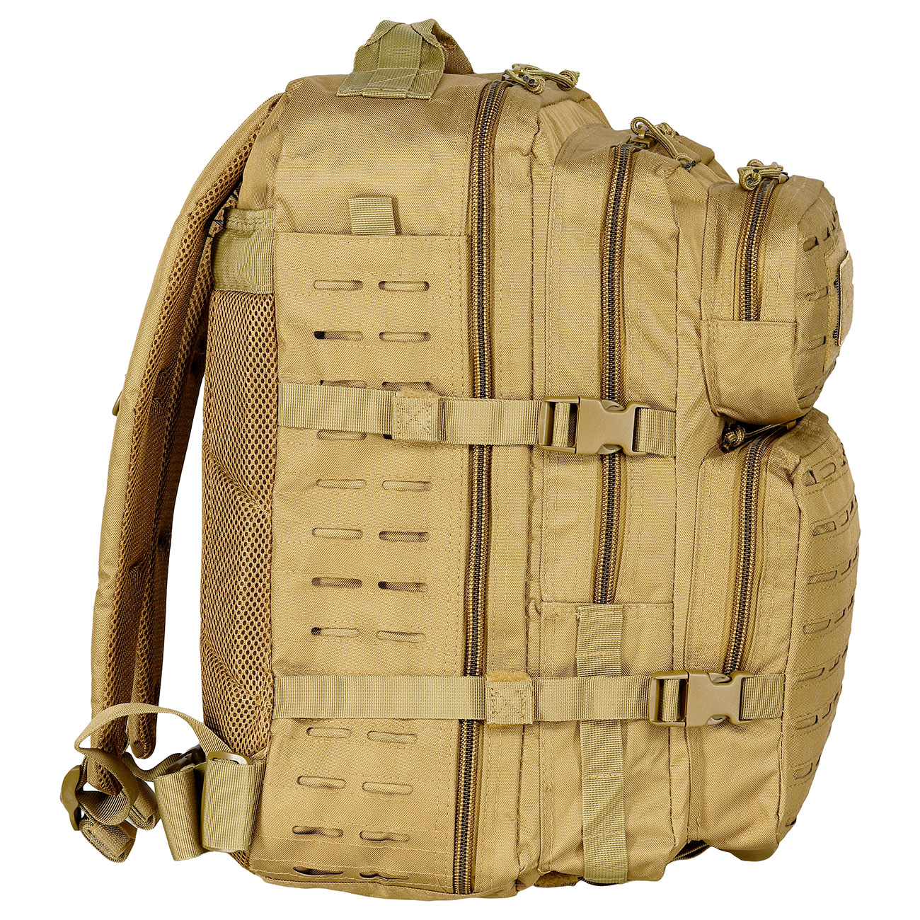 Mil-Tec Rucksack Assault Pack Laser Cut large 36L coyote Bild 1
