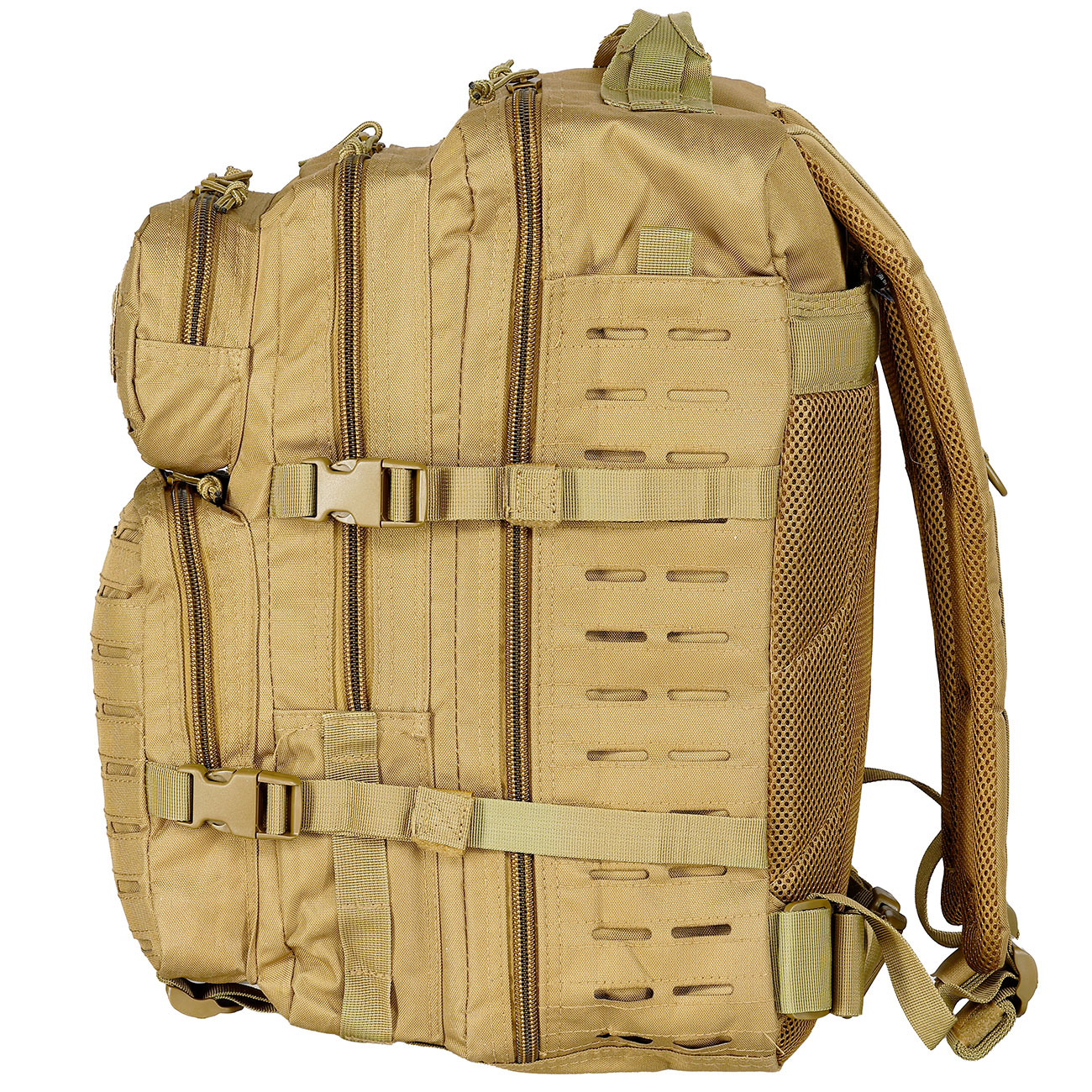 Mil-Tec Rucksack Assault Pack Laser Cut large 36L coyote Bild 2