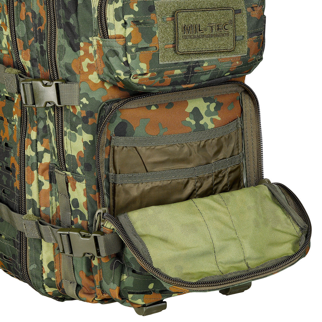 Mil-Tec Rucksack Assault Pack Laser Cut large 36L flecktarn Bild 11