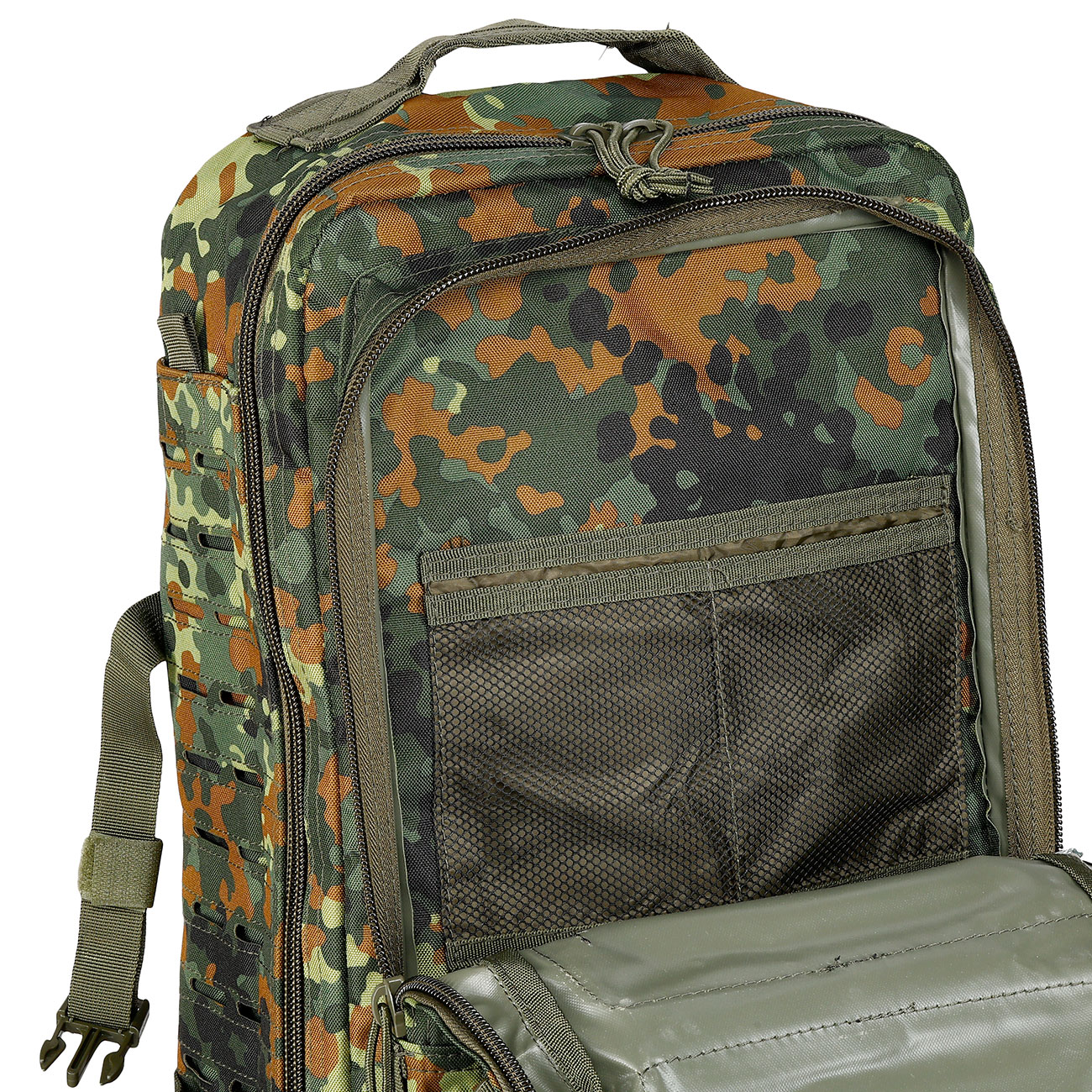 Mil-Tec Rucksack Assault Pack Laser Cut large 36L flecktarn Bild 8