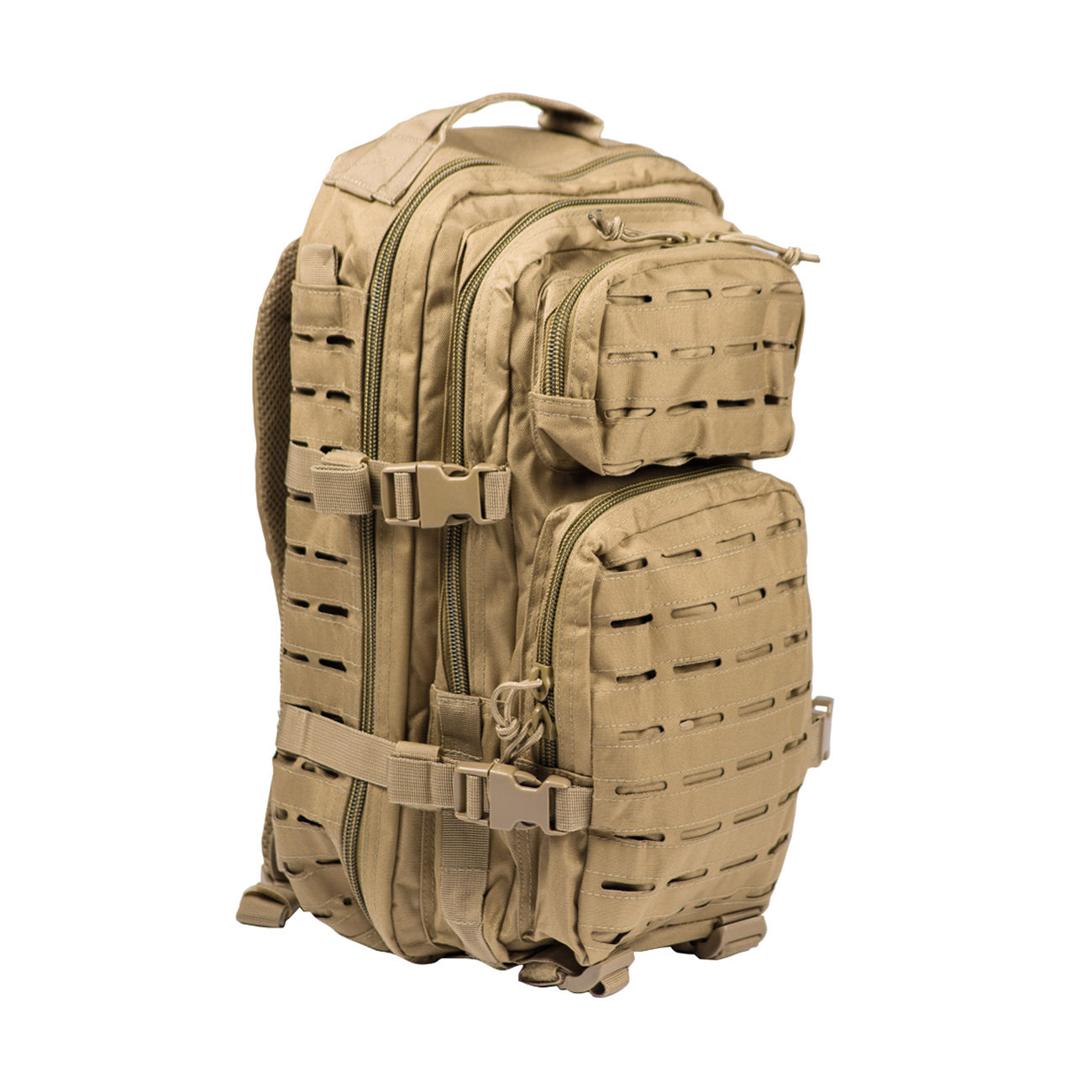 Mil-Tec Rucksack US Assault Pack Laser Cut small 20L coyote