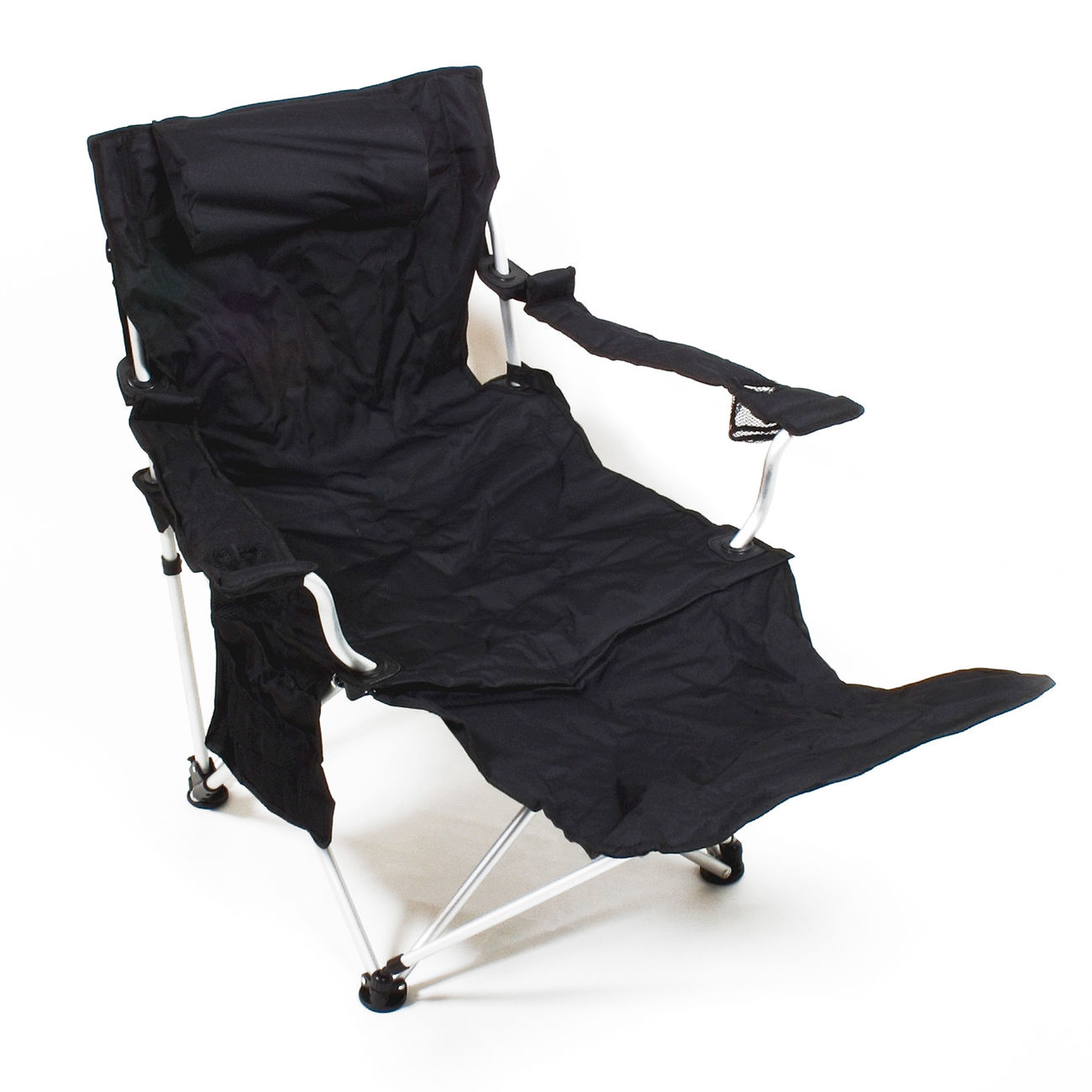 Basic Nature Travelchair Luxus Campingstuhl schwarz Bild 1