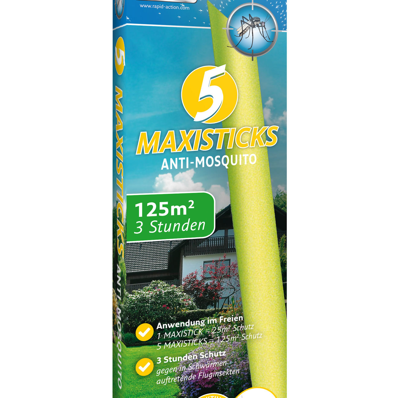 RapidAction Anti-Mosquito-Sticks 5 Stck zur Abwehr von Insekten Bild 1