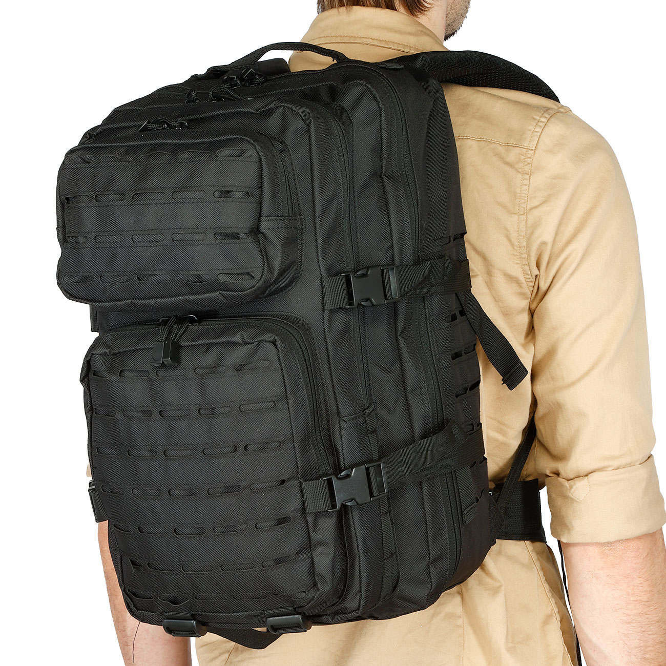 Brandit Cooper Rucksack Lasercut large schwarz Bild 11