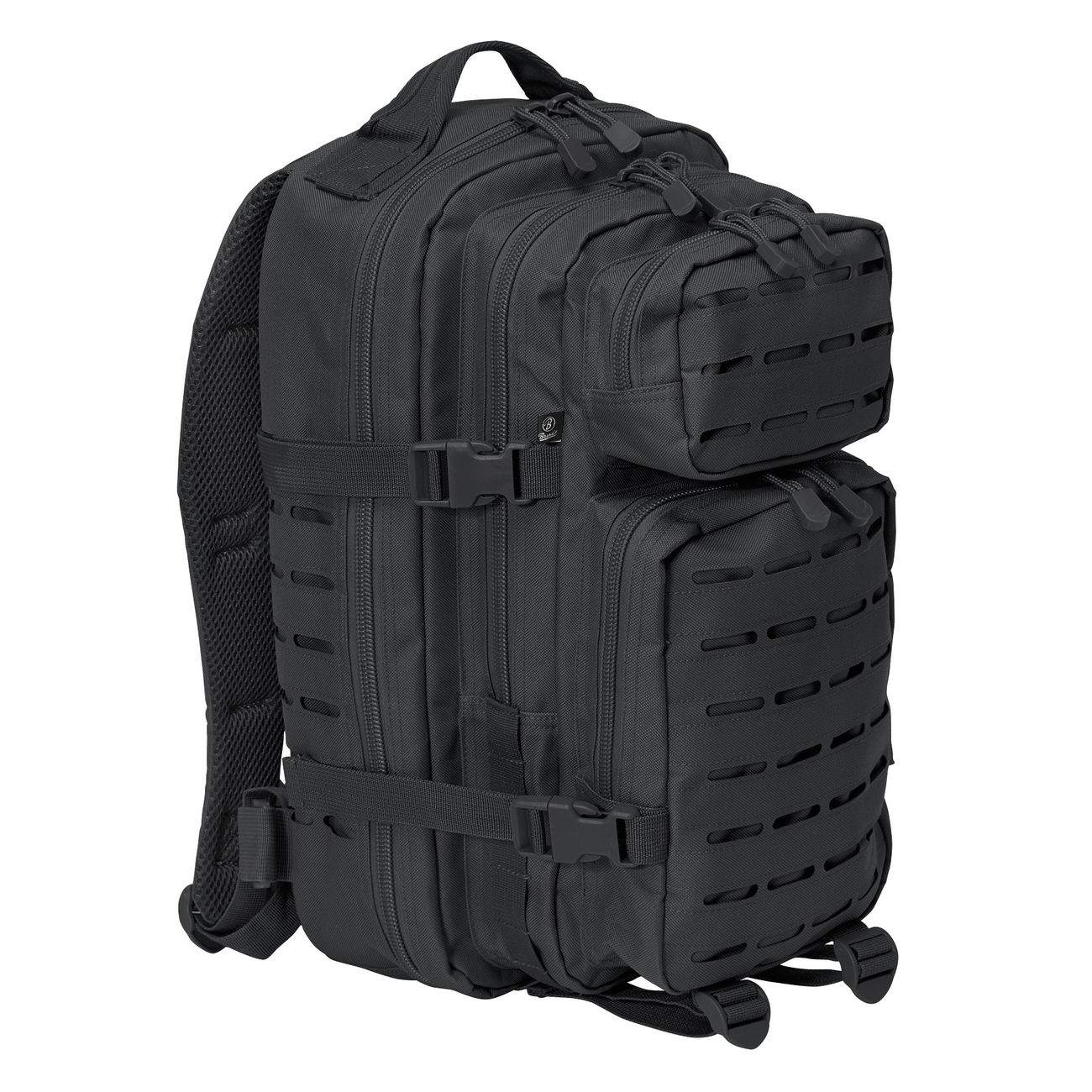 Brandit Cooper Rucksack Lasercut medium schwarz