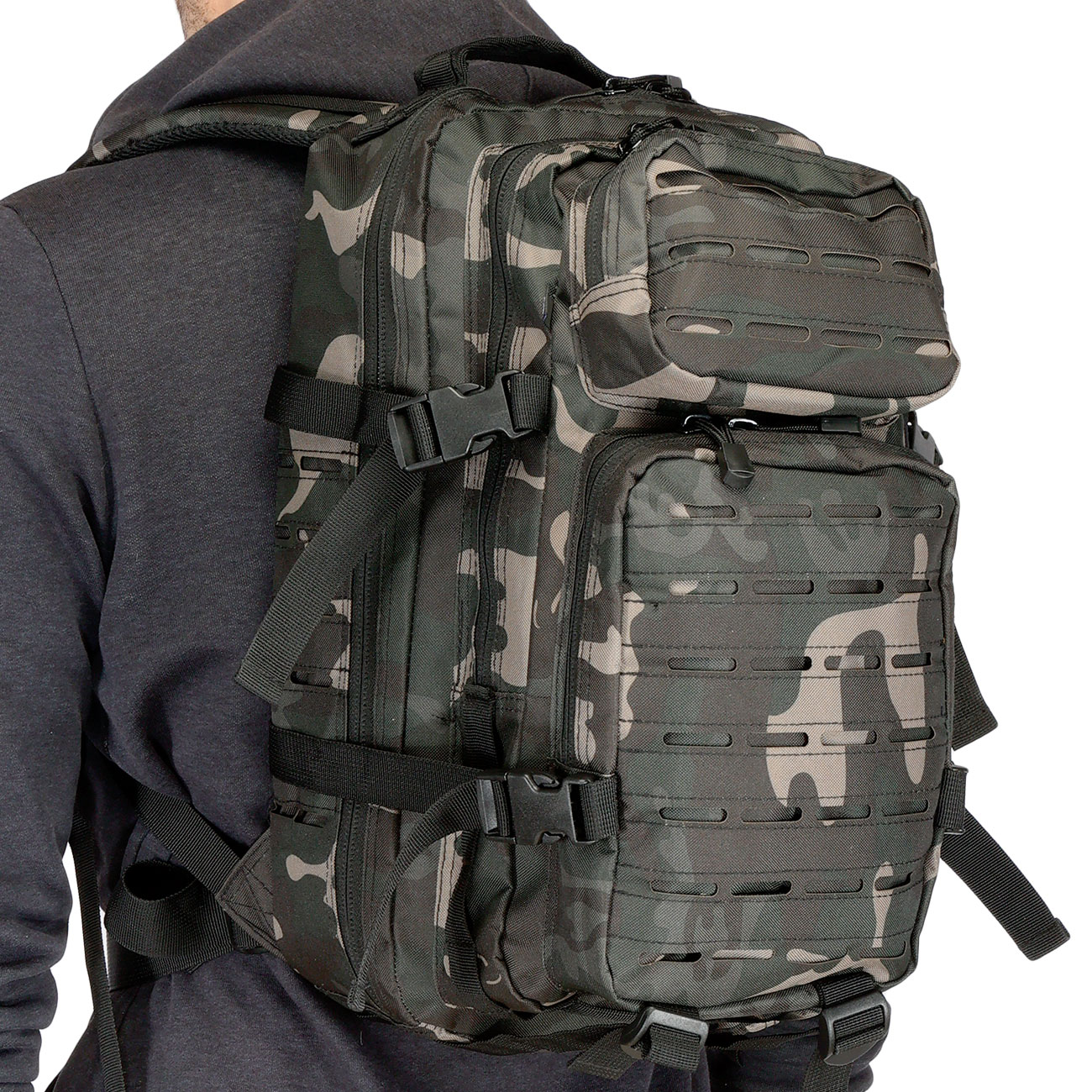 Brandit US Cooper Rucksack Lasercut medium darkcamo Bild 10