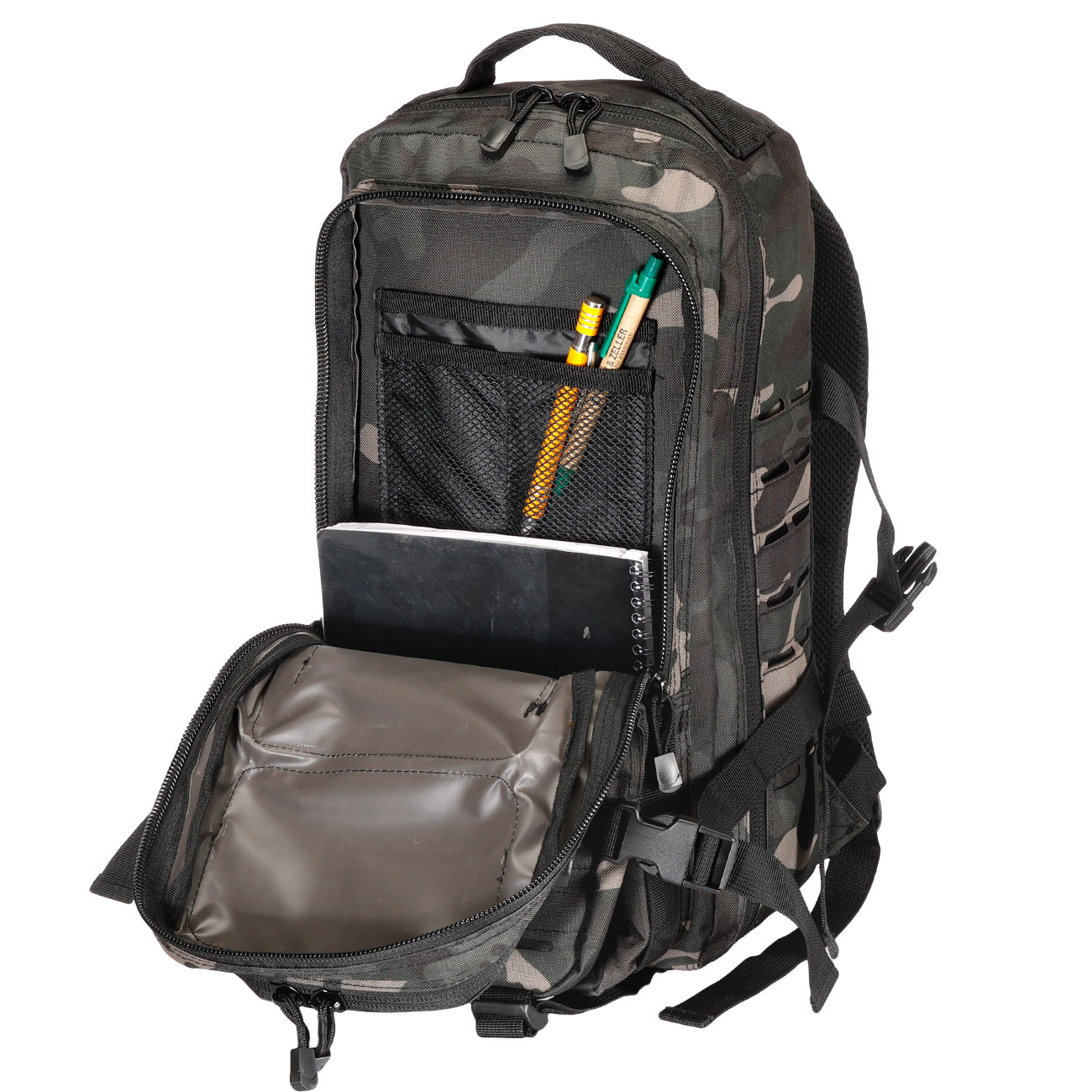 Brandit US Cooper Rucksack Lasercut medium darkcamo Bild 6