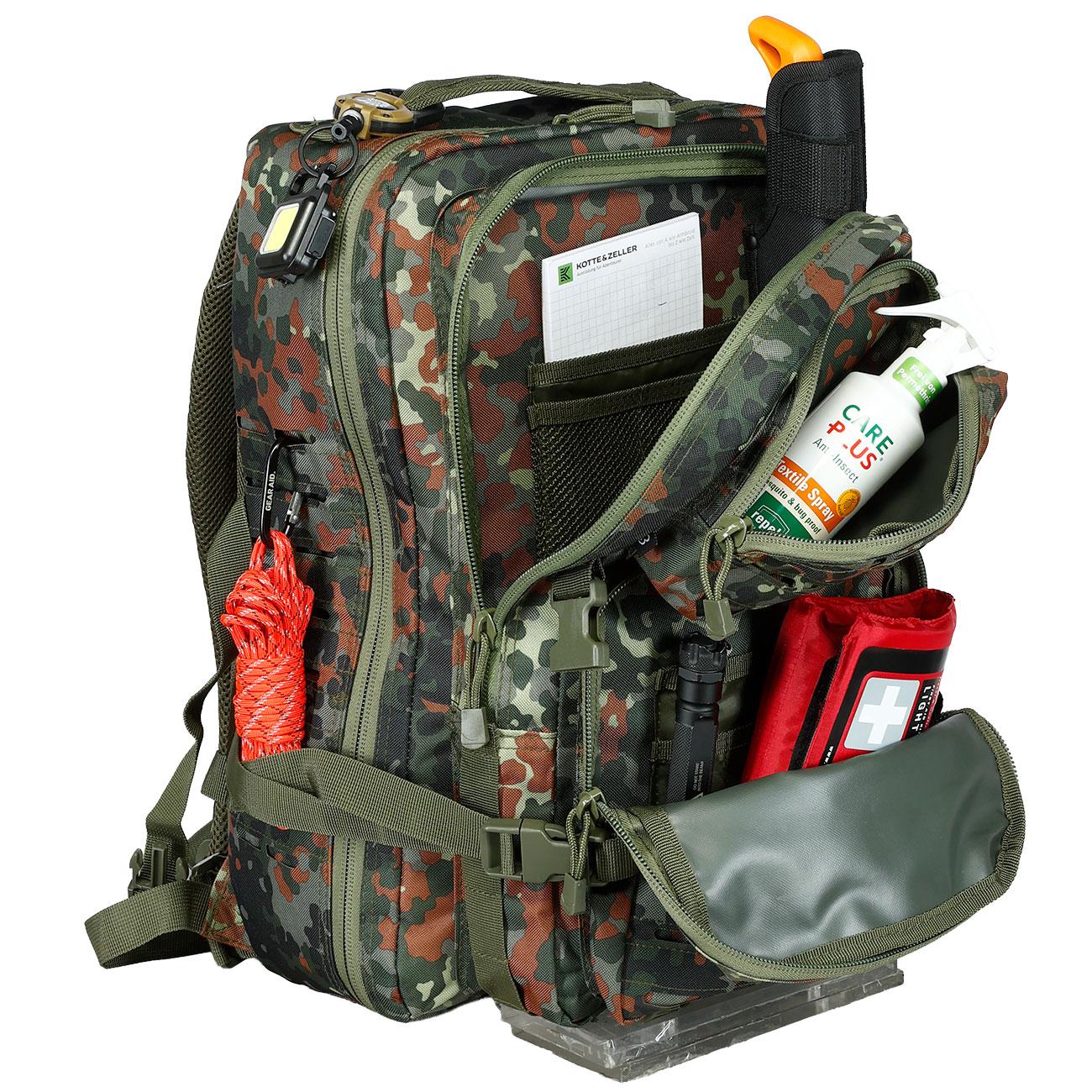 Brandit US Cooper Rucksack Lasercut large flecktarn Bild 10
