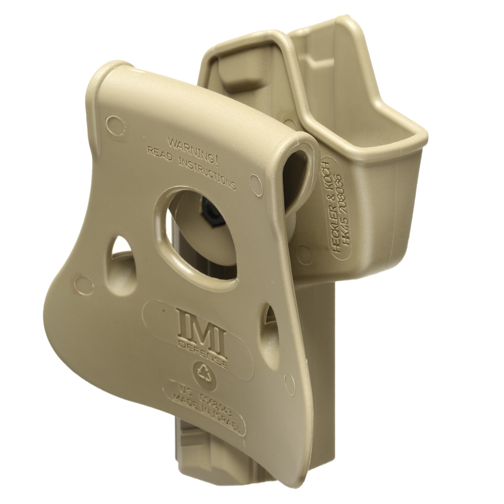 IMI Defense Level 2 Holster Kunststoff Paddle fr H&K 45/45C tan Bild 3