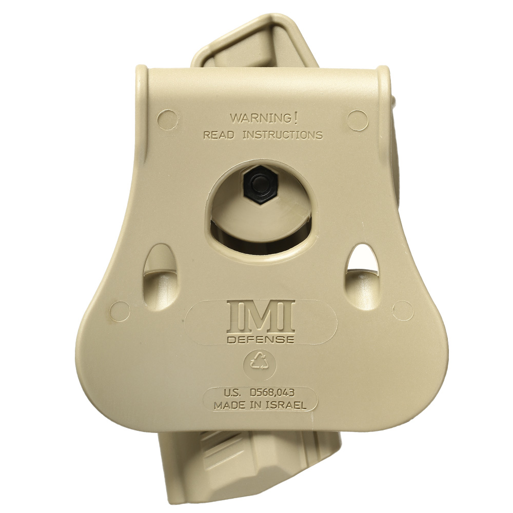 IMI Defense Level 2 Holster Kunststoff Paddle für H&K 45/45C tan Bild 4