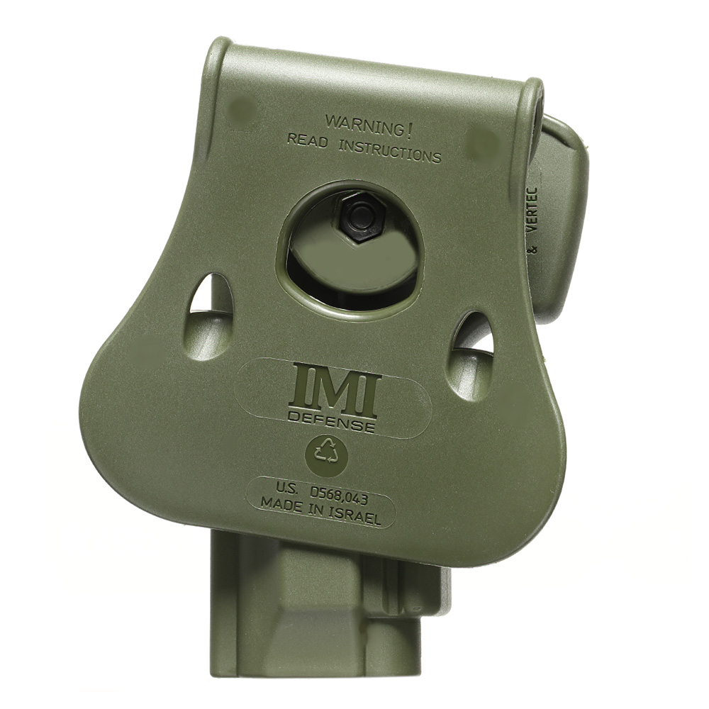IMI Defense Level 2 Holster Kunststoff Paddle für Beretta 92 Modelle OD Bild 4