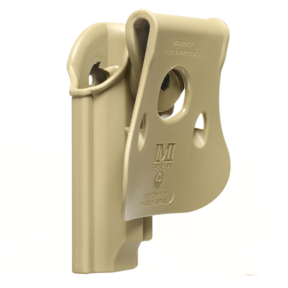 IMI Defense Level 2 Holster Kunststoff Paddle fr Beretta 92 Modelle tan Bild 5