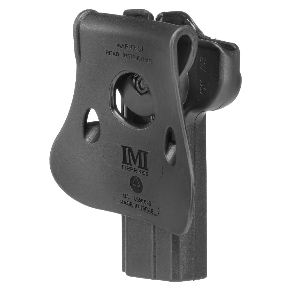 IMI Defense Level 2 Holster Kunststoff Paddle fr 1911 Modelle schwarz Bild 3