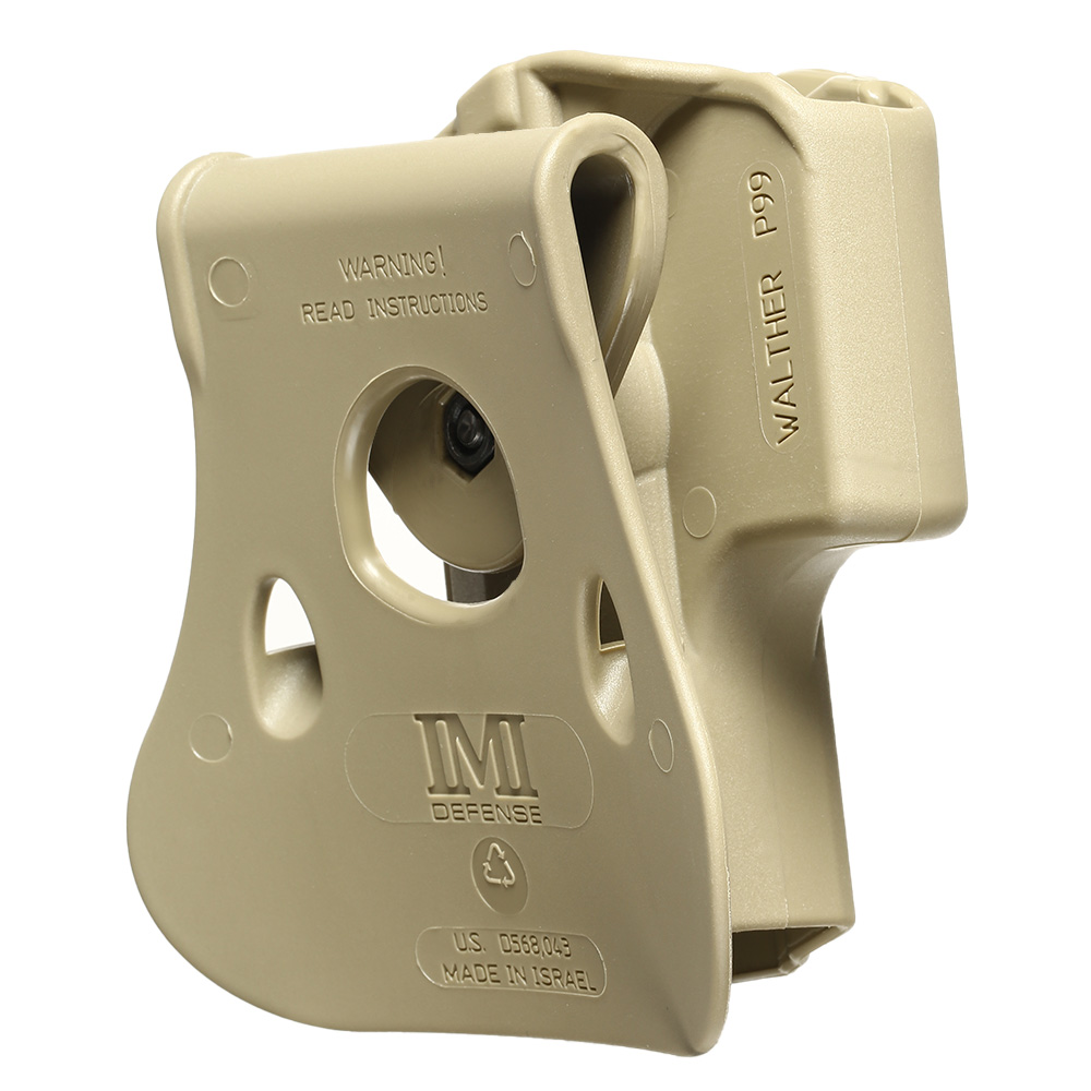 IMI Defense Level 2 Holster Kunststoff Paddle für Walther P99 tan Bild 1