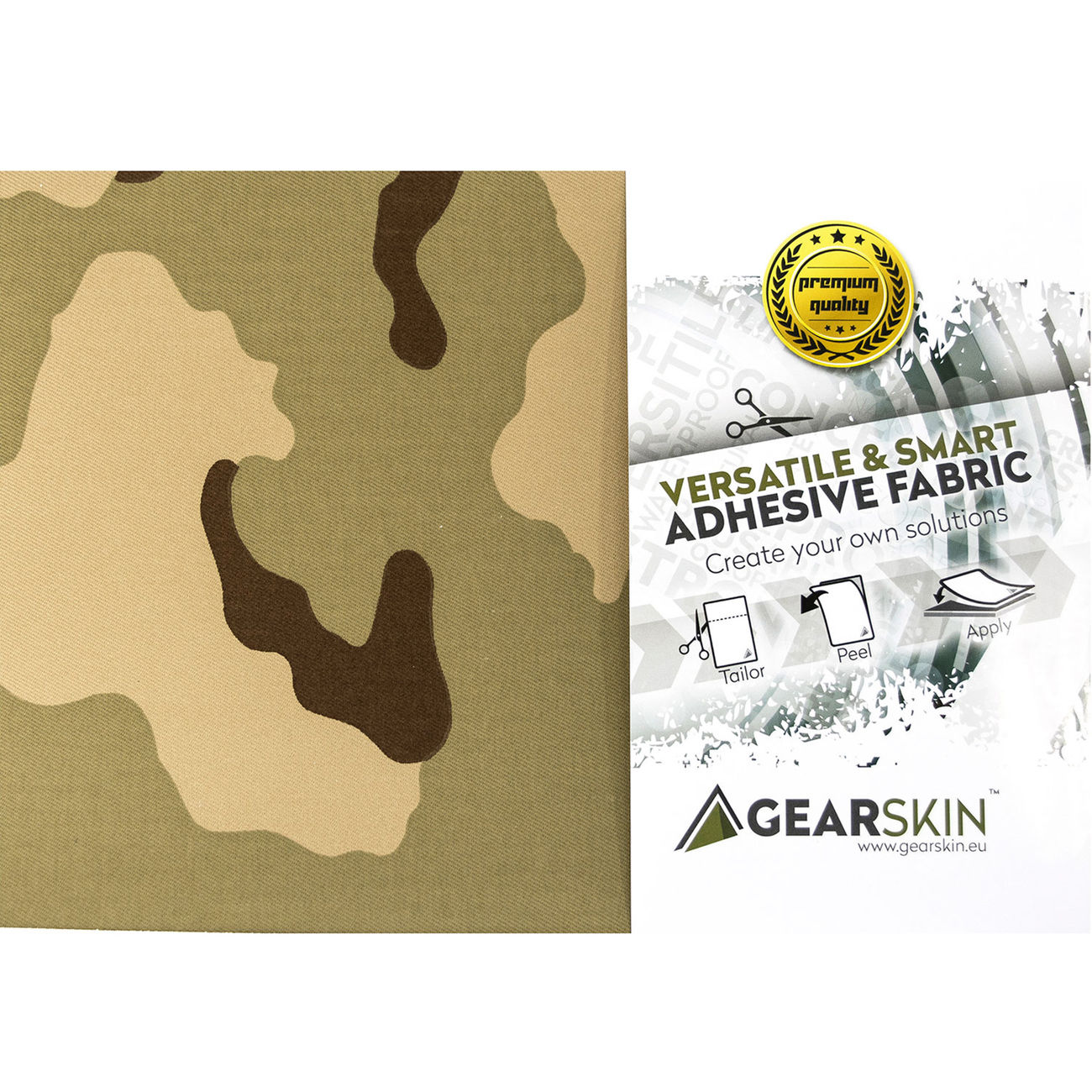 Gearskin Tarnfolie Gr. Regular 3 col. Desert Bild 1
