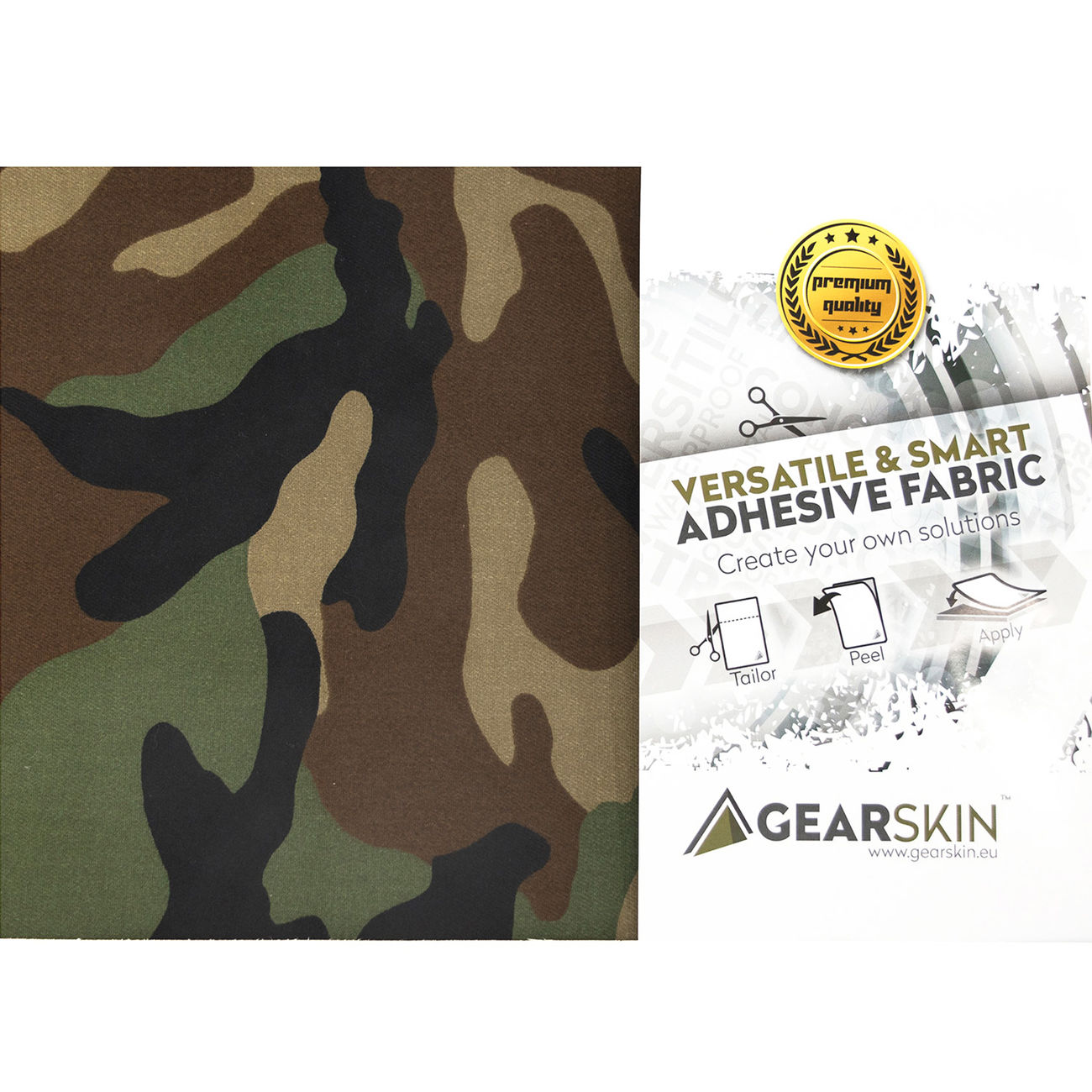 Gearskin Tarnfolie Gr. Regular Woodland Bild 1