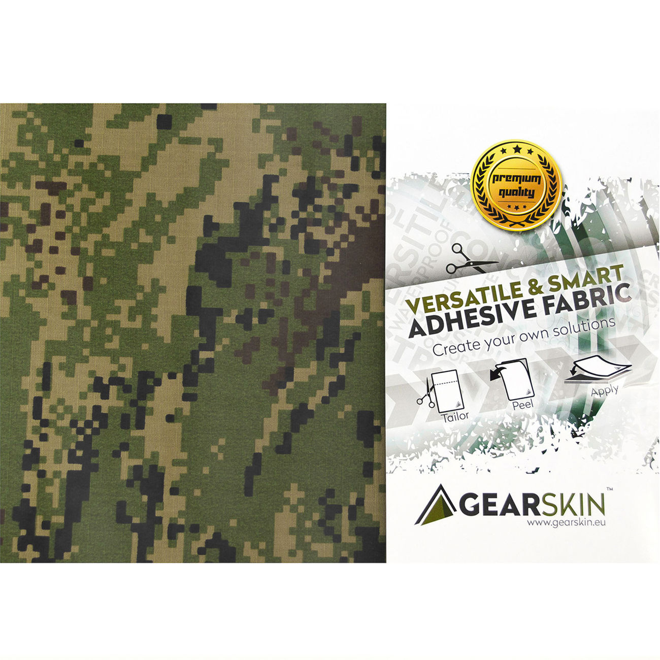 Gearskin Tarnfolie Gr. Extra Digital Woodland V2 Bild 1