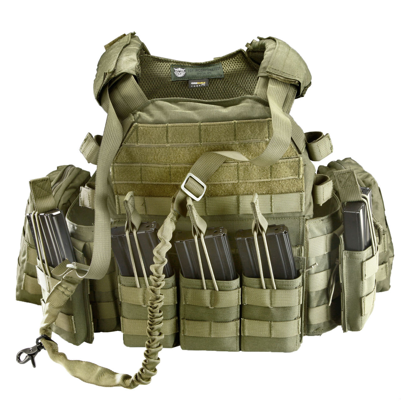 101 INC. Plattentrger Set Tactical Operator oliv