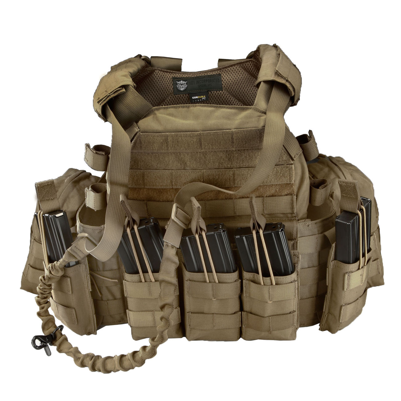 101 INC Plattentrger Set Tactical Operator coyote