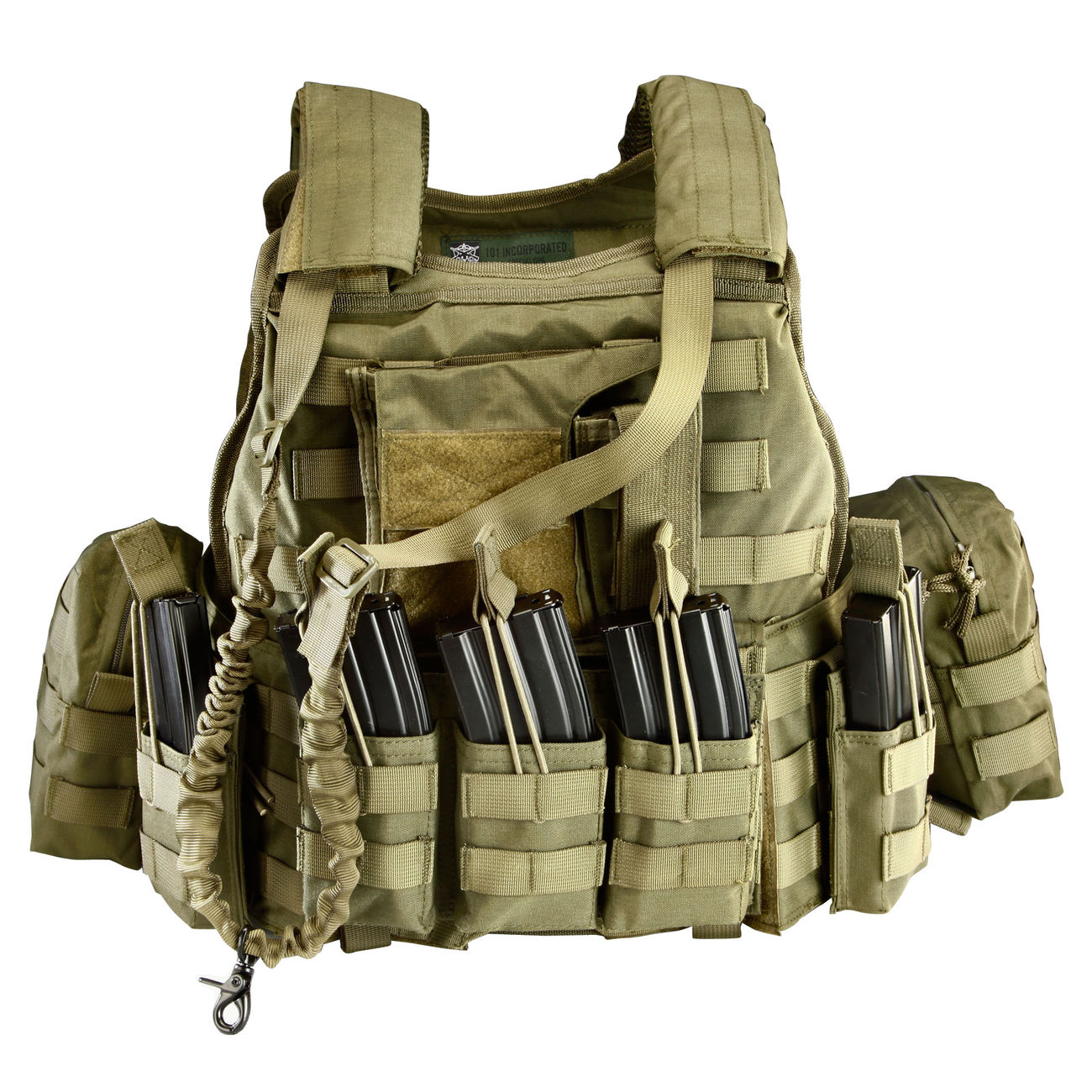 101 INC Plattentrger Set Ranger oliv
