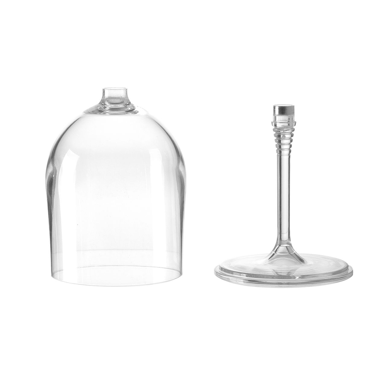 Basic Nature Outdoor Weinglas 340 ml mit Magnetverbindung transparent Bild 1