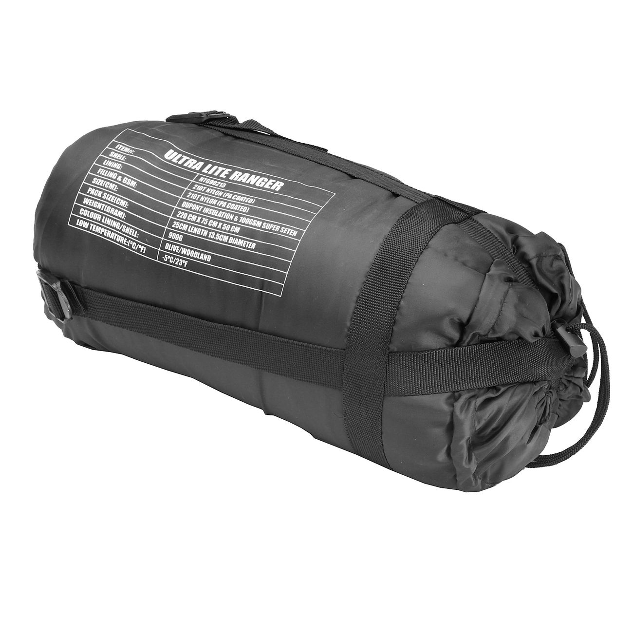 CI Schlafsack Ultra Lite Ranger Schwarz Bild 1