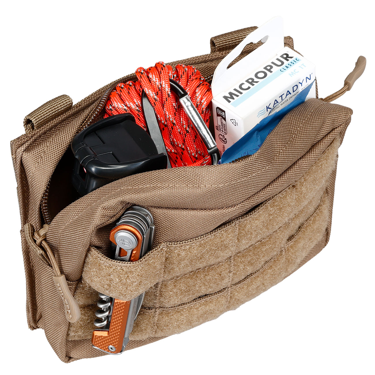 Mil-Tec Molle Belt Pouch SM Dark Coyote Bild 3