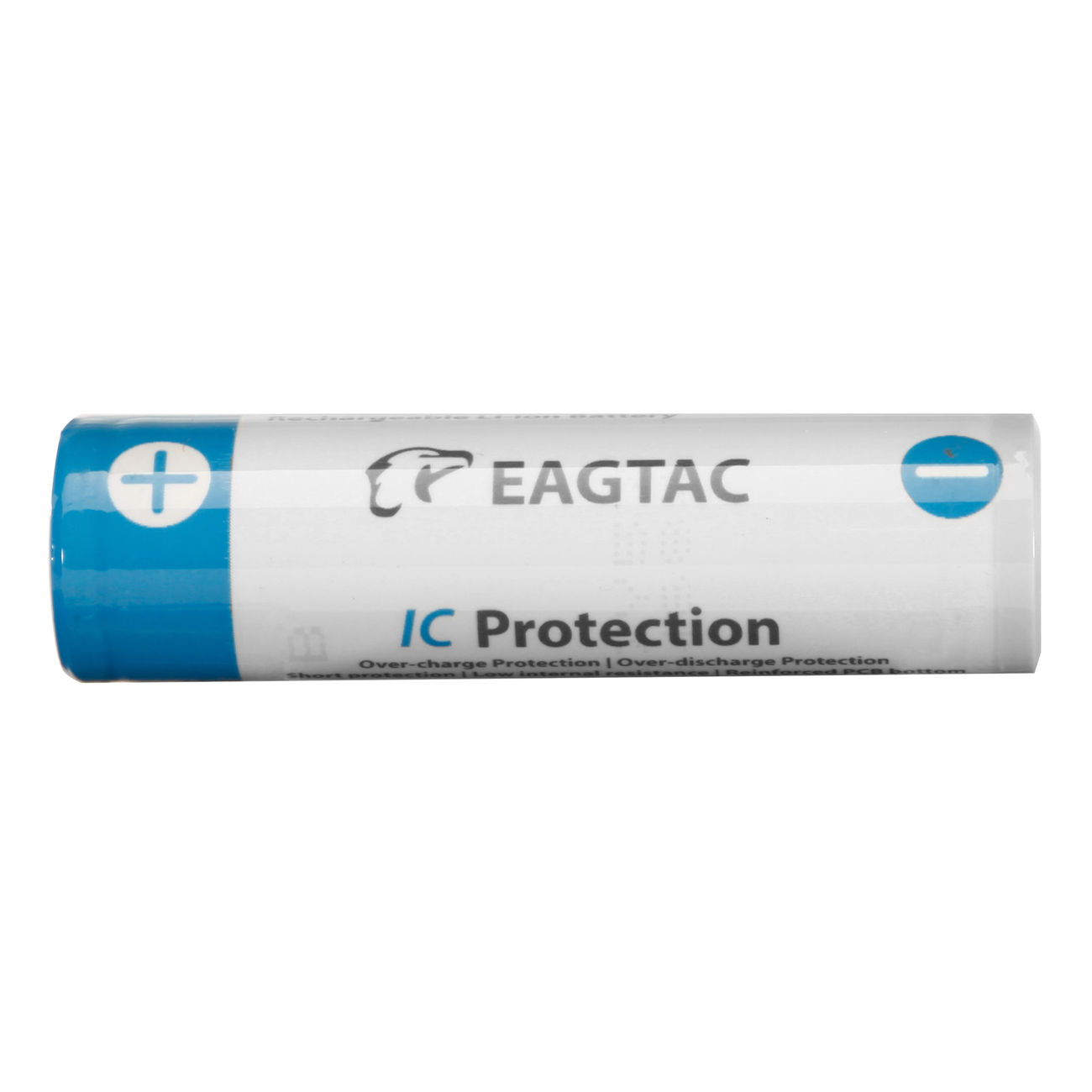 EAGTAC 18650 Lithium Akku, 2600mAh, protected Bild 1