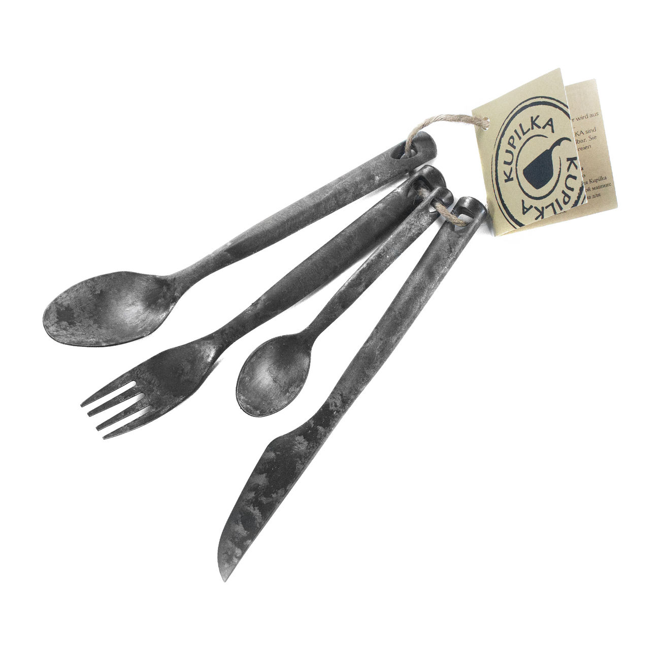Kupilka Besteckset 4-teilig schwarz