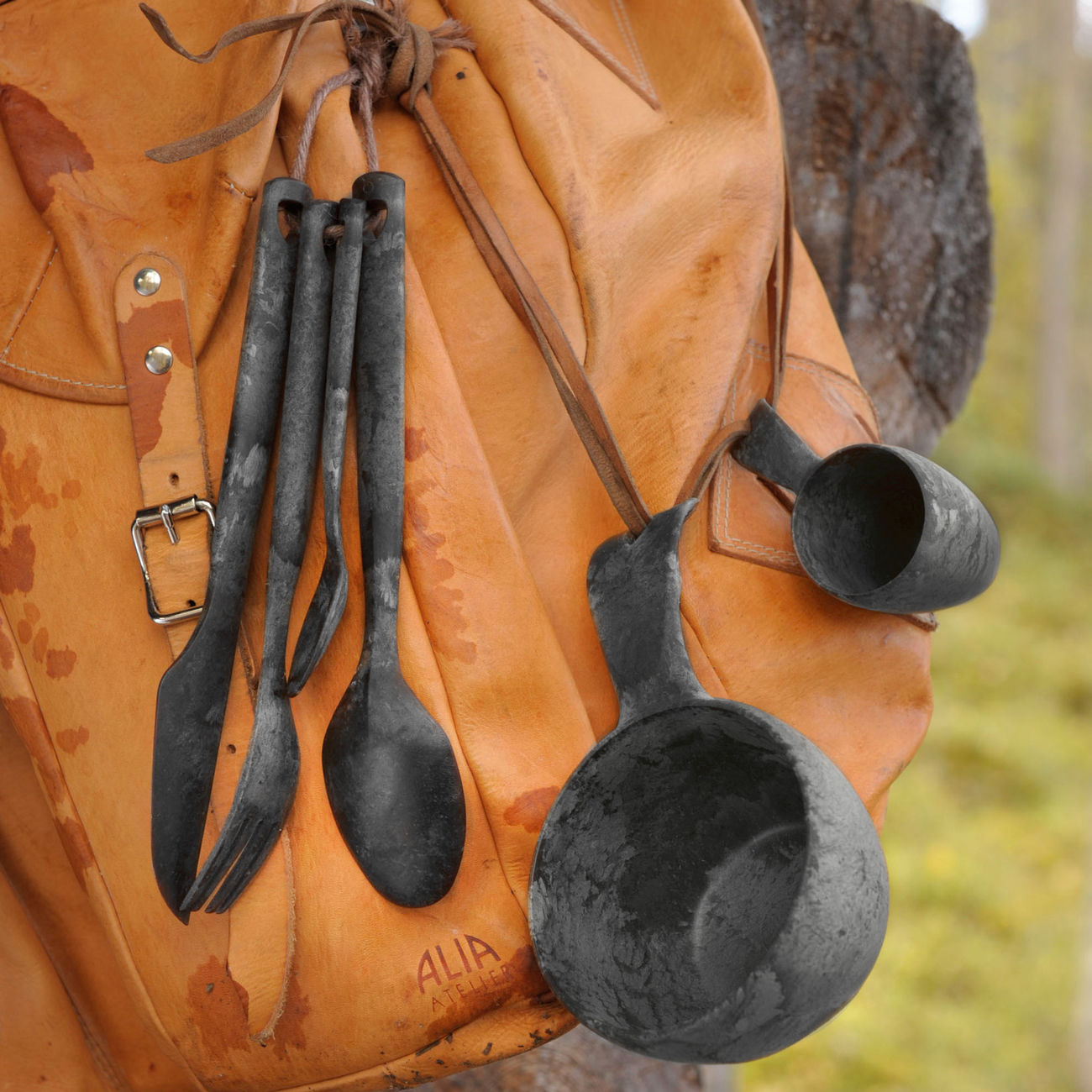 Kupilka Besteckset 4-teilig schwarz Bild 1
