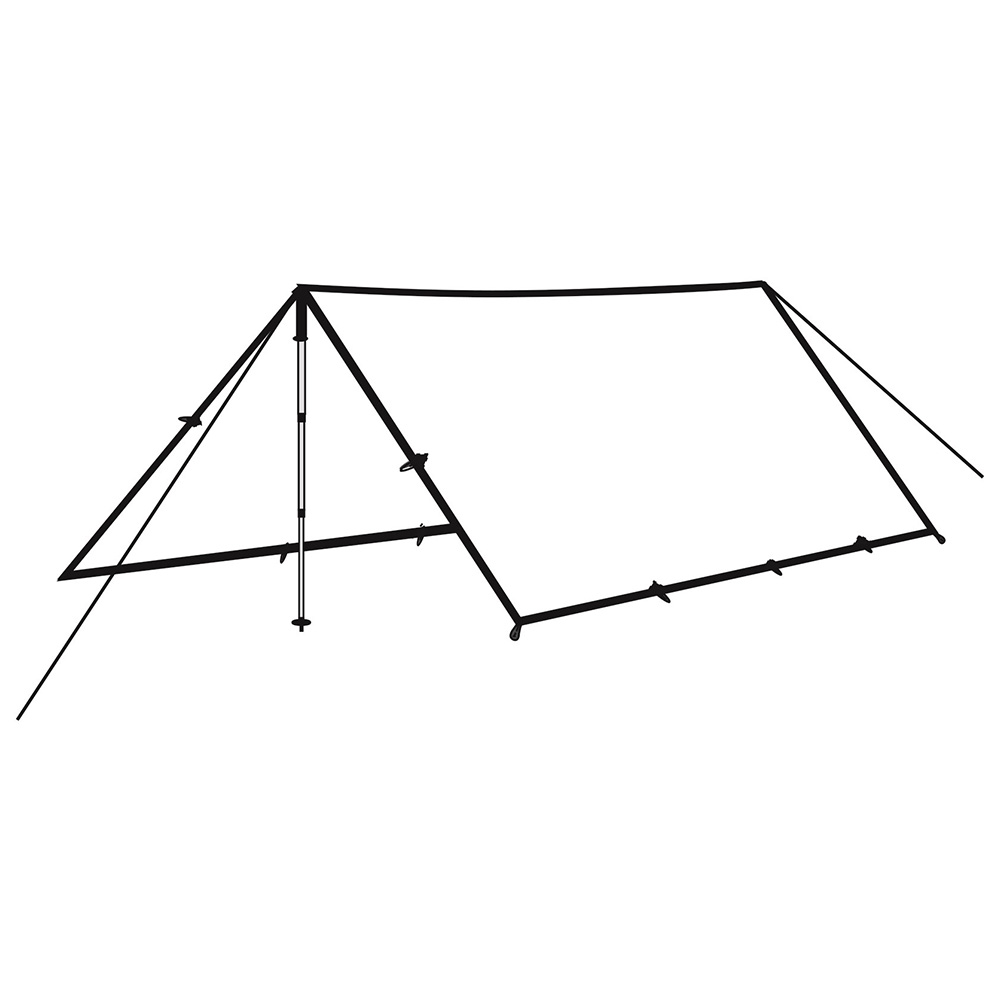 Robens Tarp 3 x 3 m oliv Leichtgewicht Bild 3