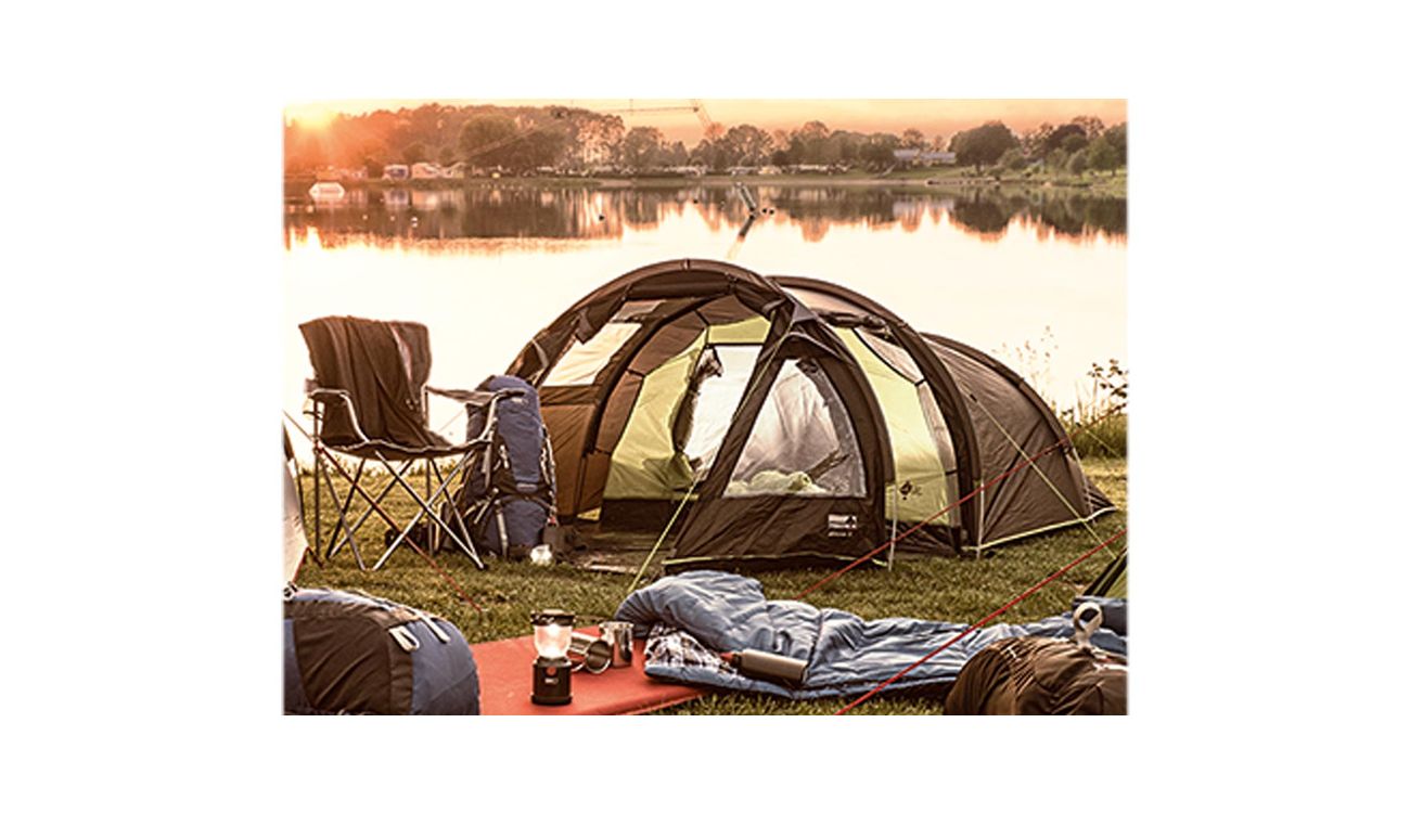 High Peak Zelt Atmos 3 fr 3 Personen dunkelgrau / grn Bild 1