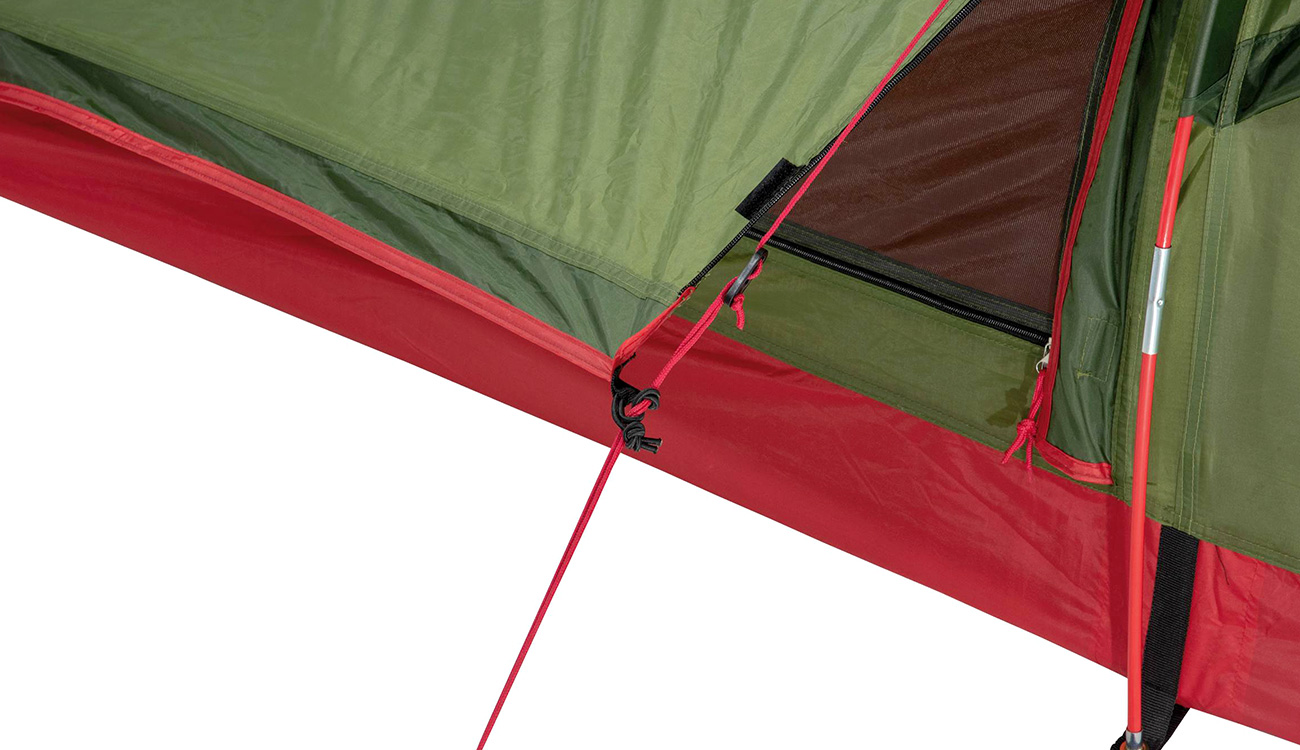 High Peak Zelt Siskin 2.0 fr 2 Personen oliv / rot Bild 6