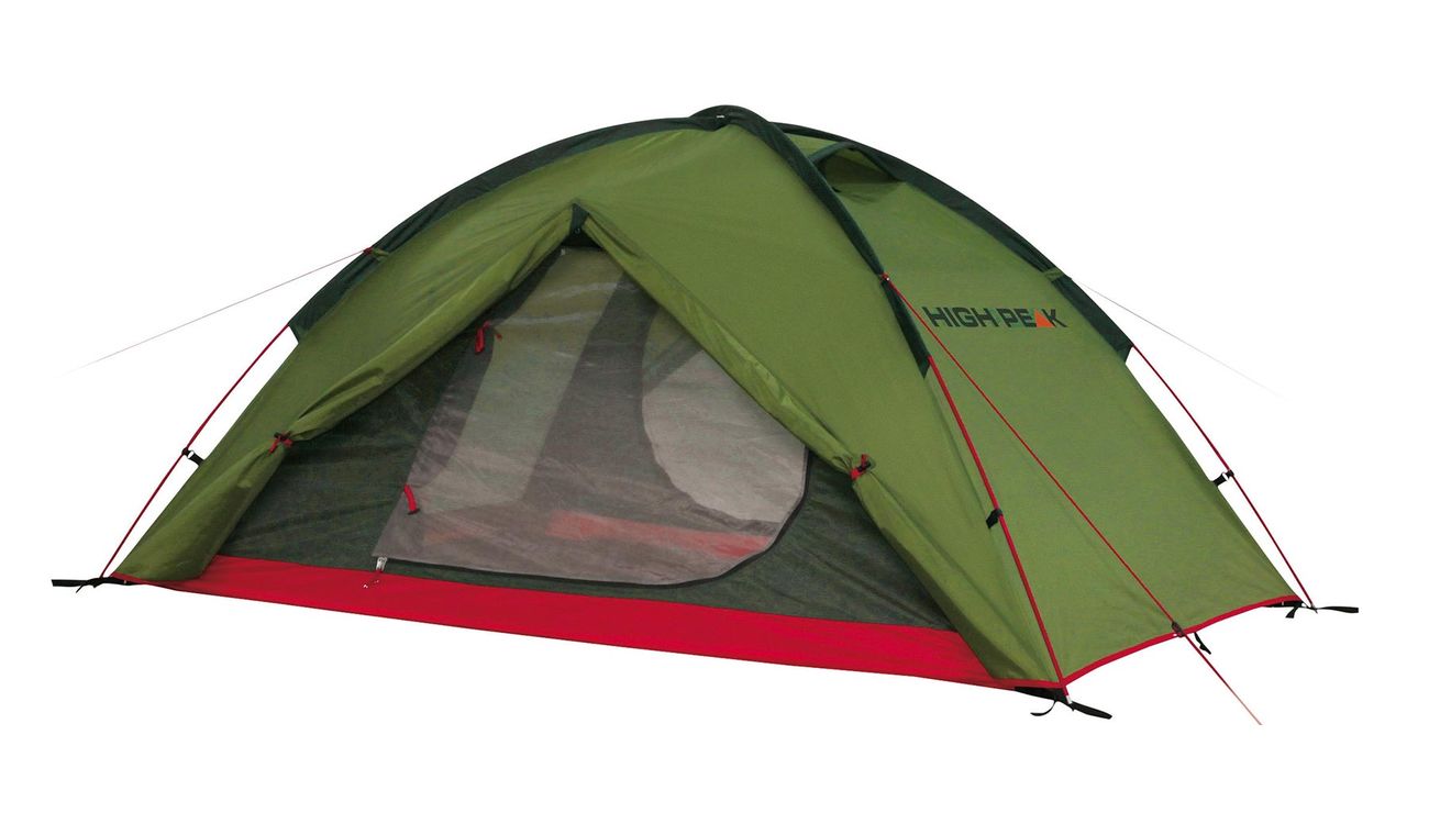 High Peak Zelt Woodpecker 3 fr 3 Personen oliv / rot Bild 2