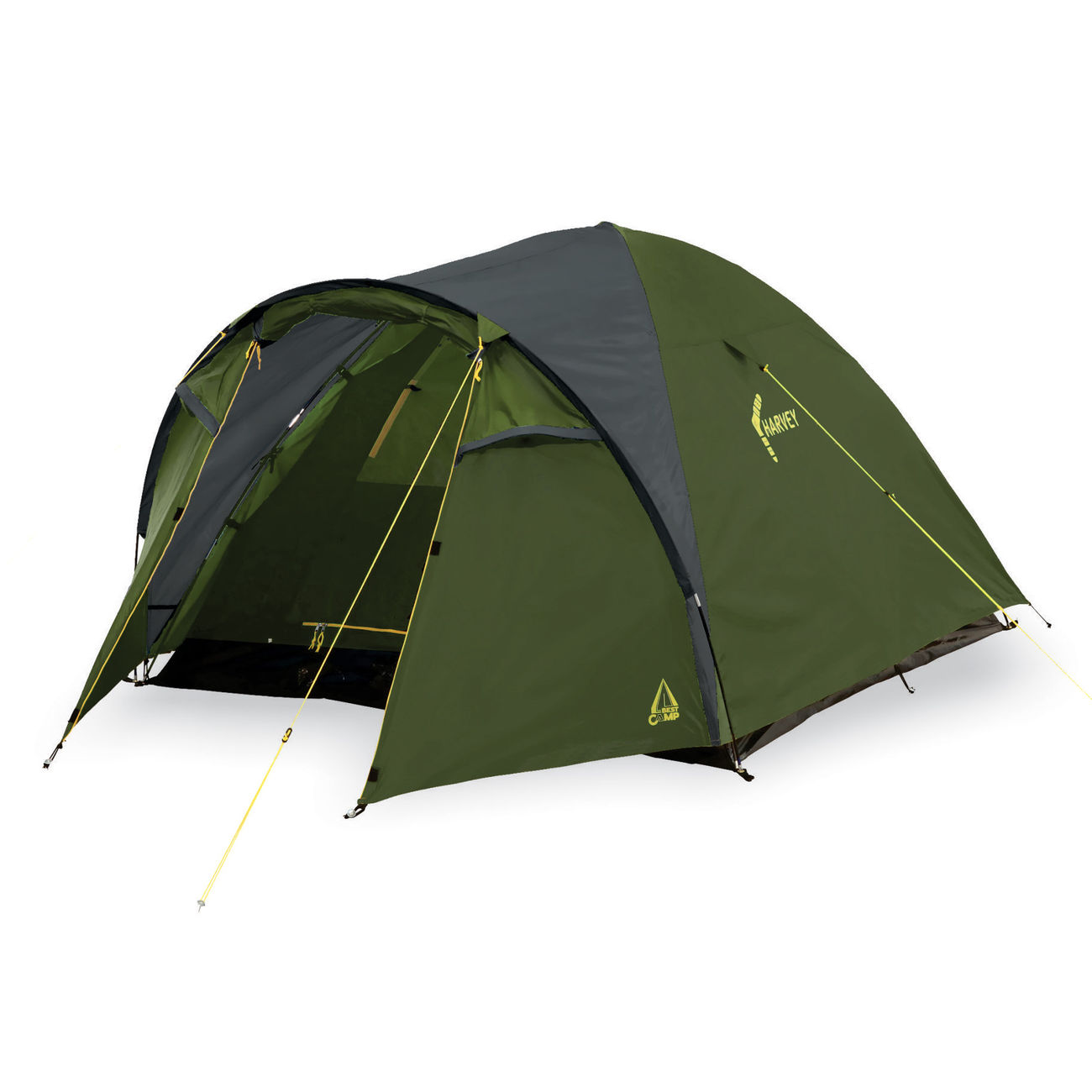Best Camp Zelt Harvey 3 für 3 Personen oliv dunkelgrau Best Camp Zelt Harvey 3 für 3 Personen oliv dunkelgrau