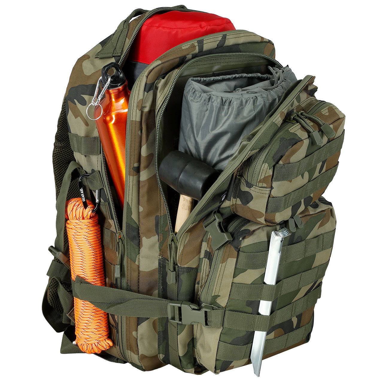 Brandit Rucksack US Cooper Large 40 Liter woodland Bild 9