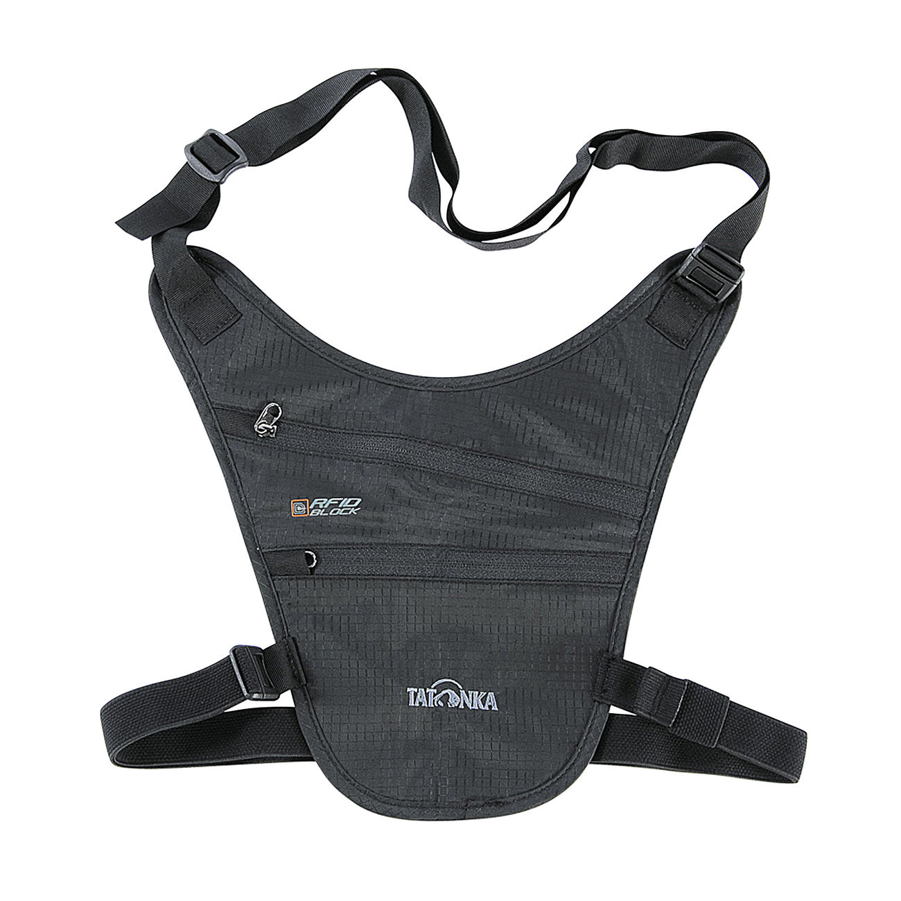 Tatonka Geldkatze Skin Chest Holster RFID B schwarz mit Datenausleseschutz