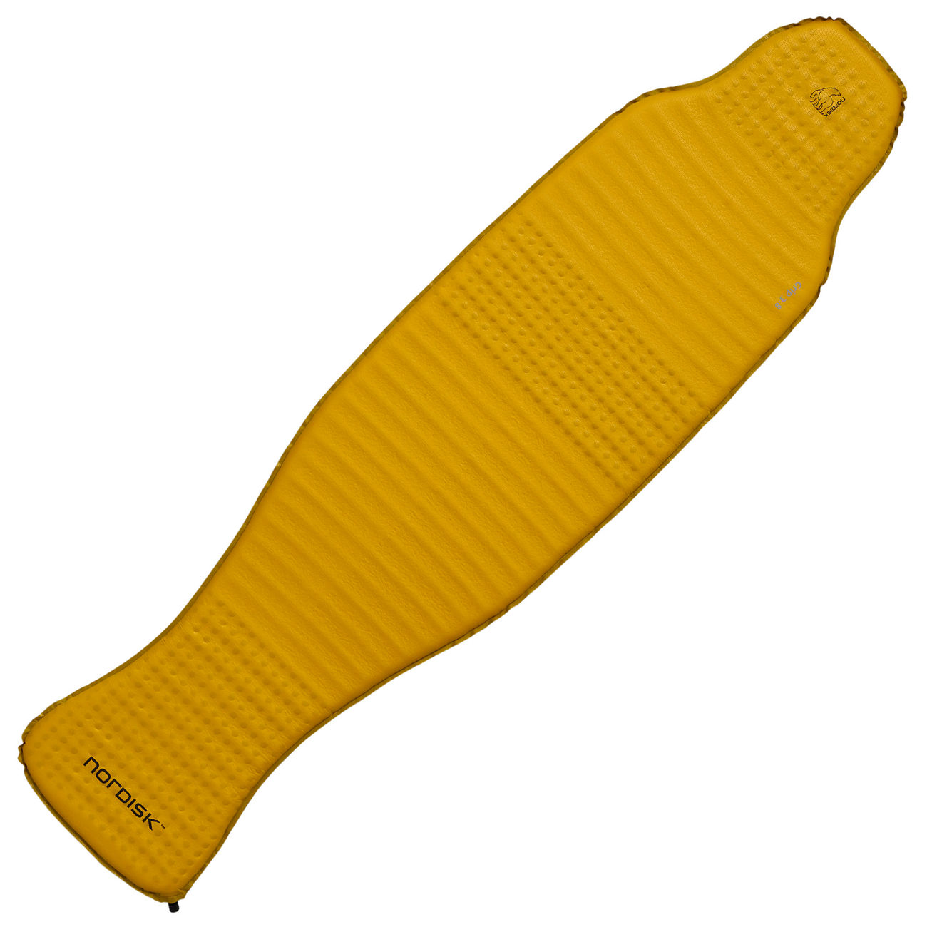 Nordisk Isomatte Grip 3.8 L gelb / schwarz selbstaufblasend mit extrem kleinem Packmaß