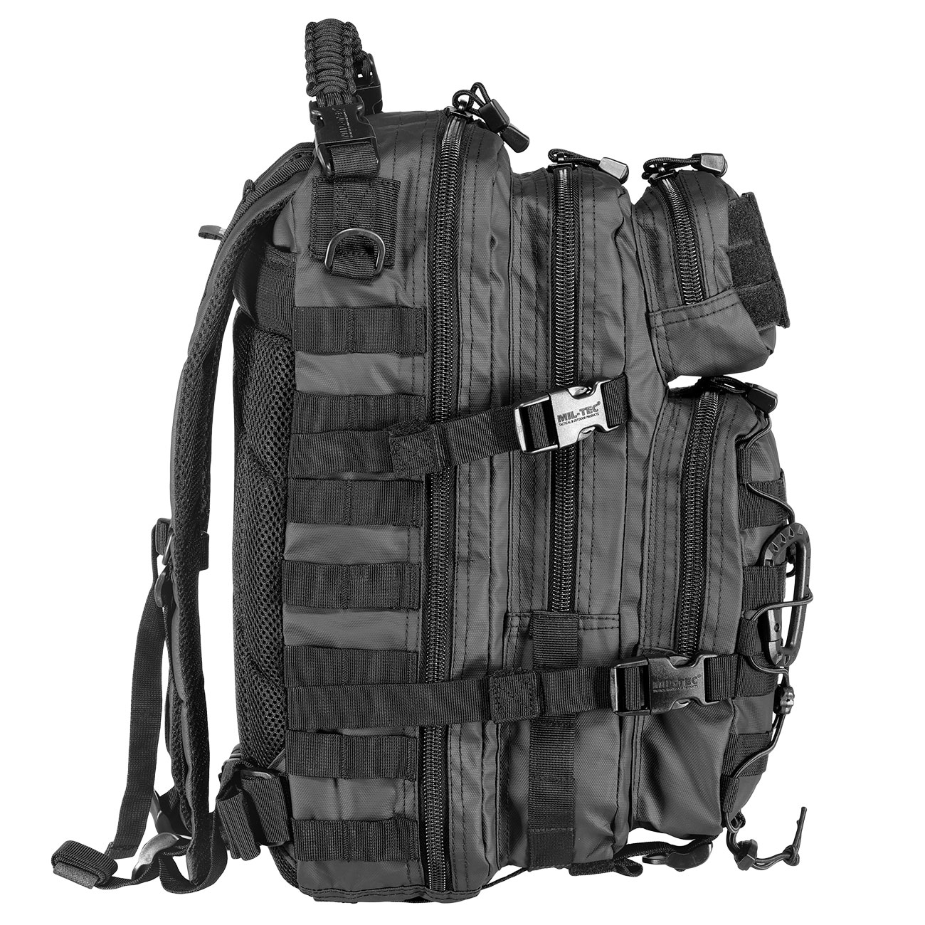 Mil-Tec Rucksack US Assault Pack small 20 Liter tactical black Bild 3