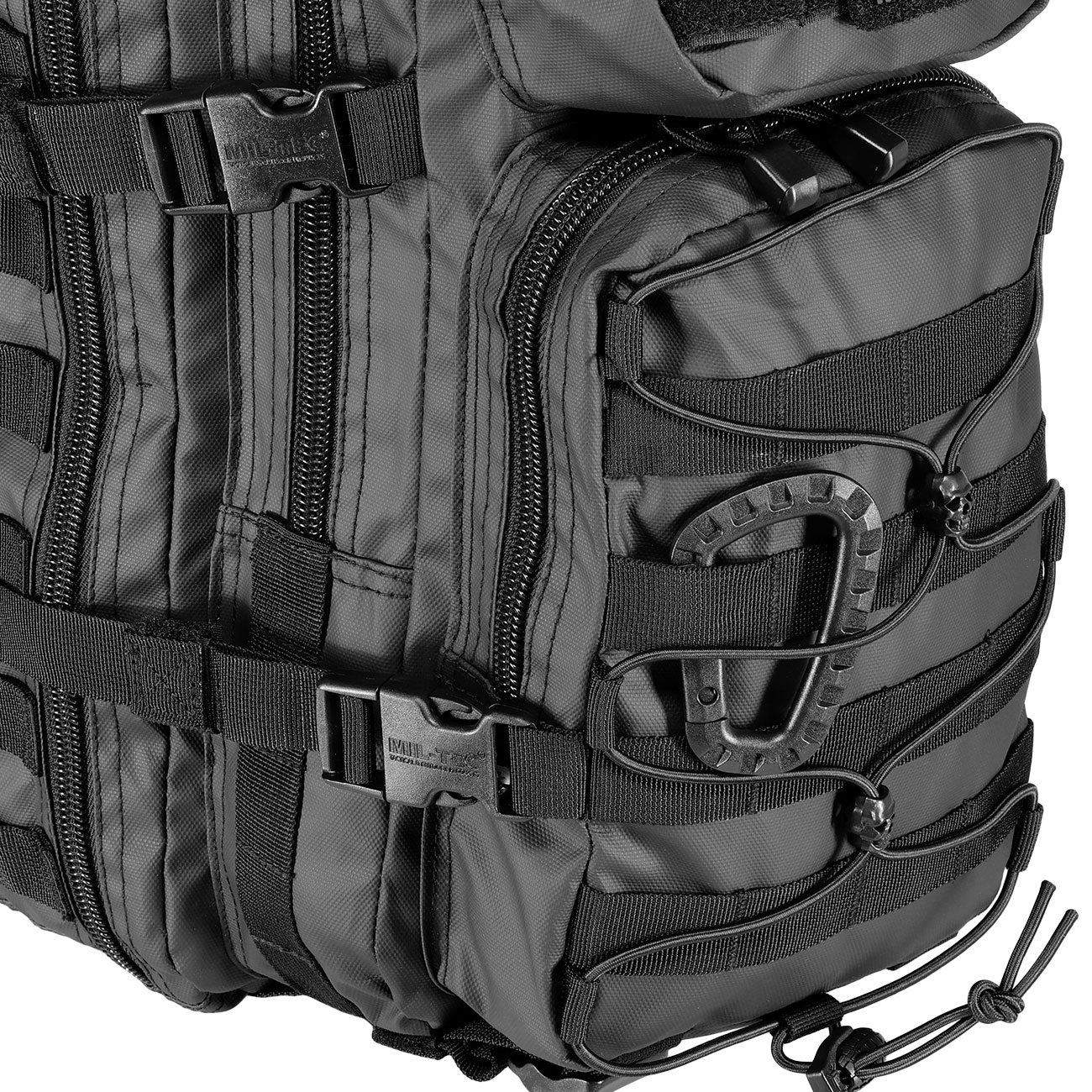 Mil-Tec Rucksack US Assault Pack small 20 Liter tactical black Bild 7