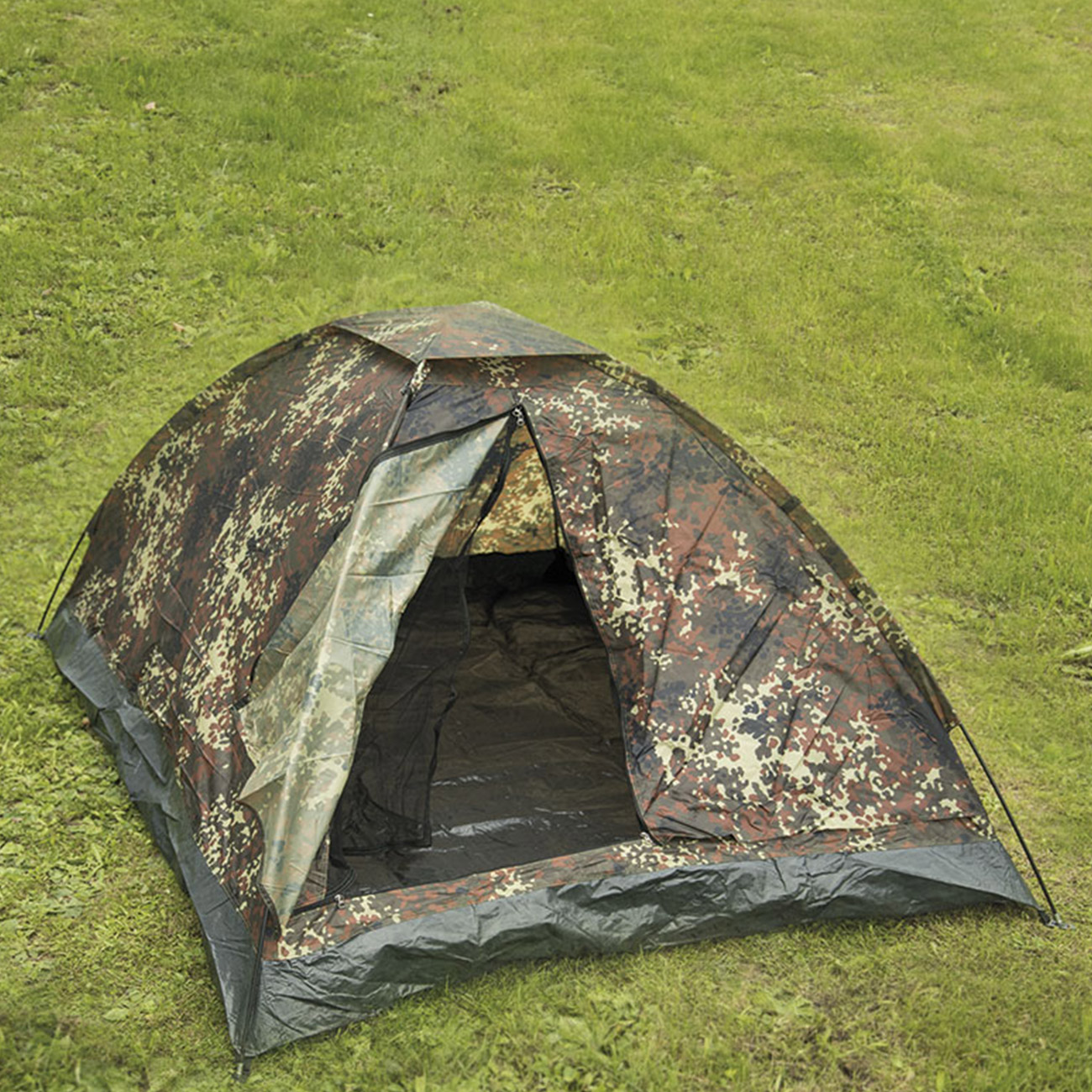 Zelt 3  Personen Monodome Camping Iglu Ranger Armeezelt tent woodland flecktarn 