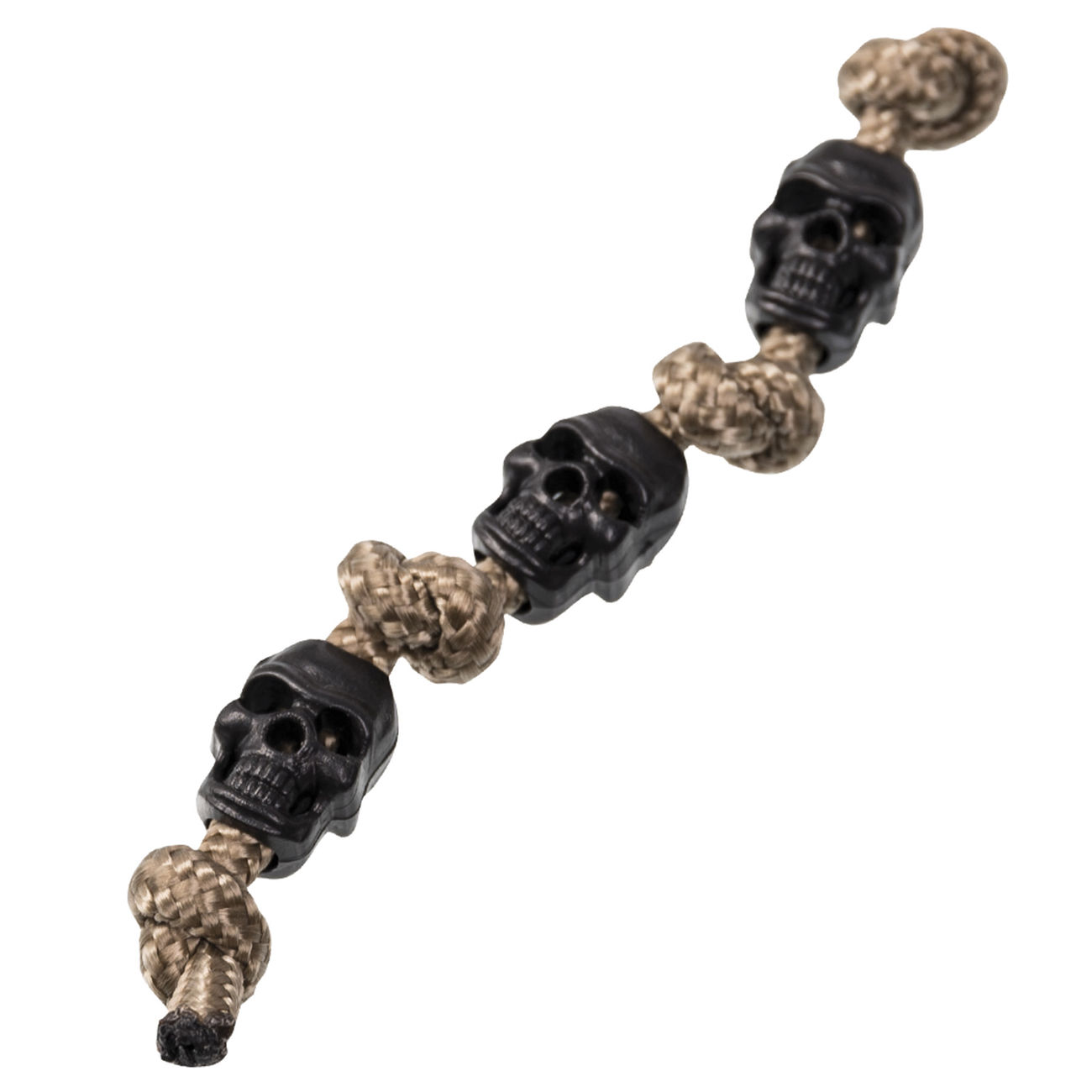 Mil-Tec Kordelstopper Skull schwarz 10 Stück Bild 1