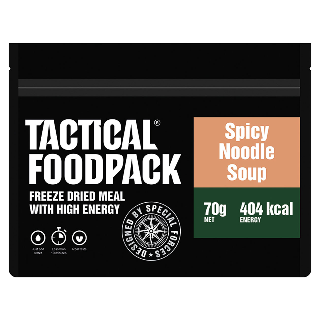 Tactical Foodpack Outdoor-Nahrungsmittel Würzige Nudelsuppe 70 g Beutel Bild 1