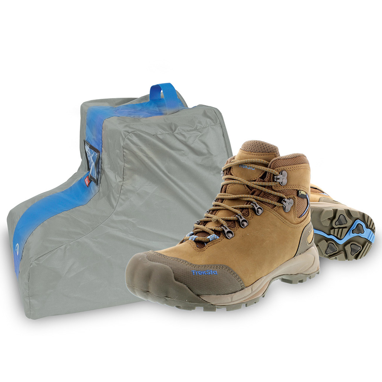 Tatonka Trekking Shoe Bag Aufbewahrungstasche für Berg- oder Skischuhe grau Bild 1