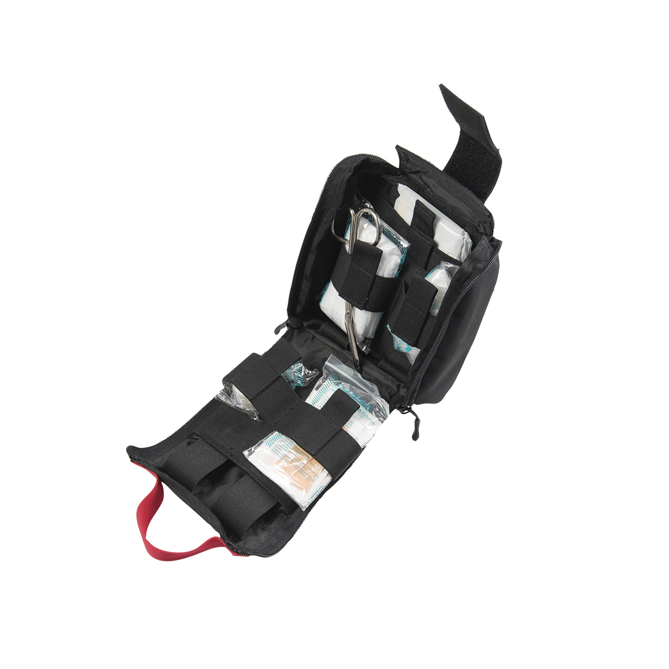 Mil-Tec IFAK Medic Pouch Laser Cut schwarz inkl Leina 25 tlg. Bild 1