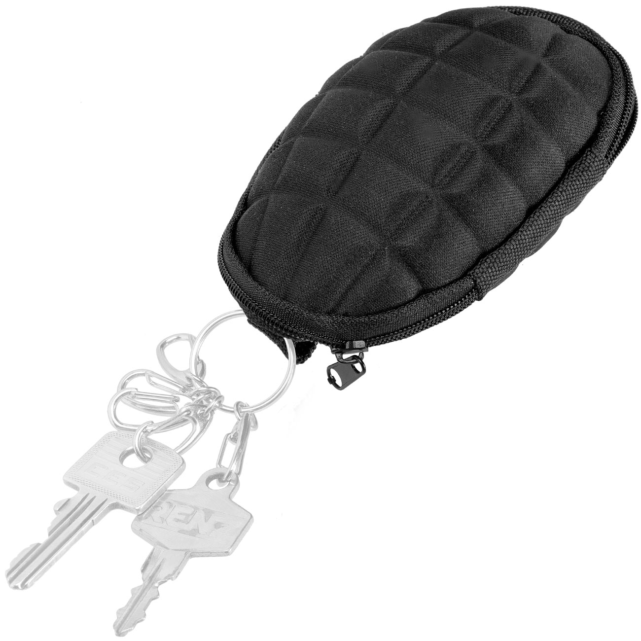 Barbaric Schlsseltasche Granate schwarz